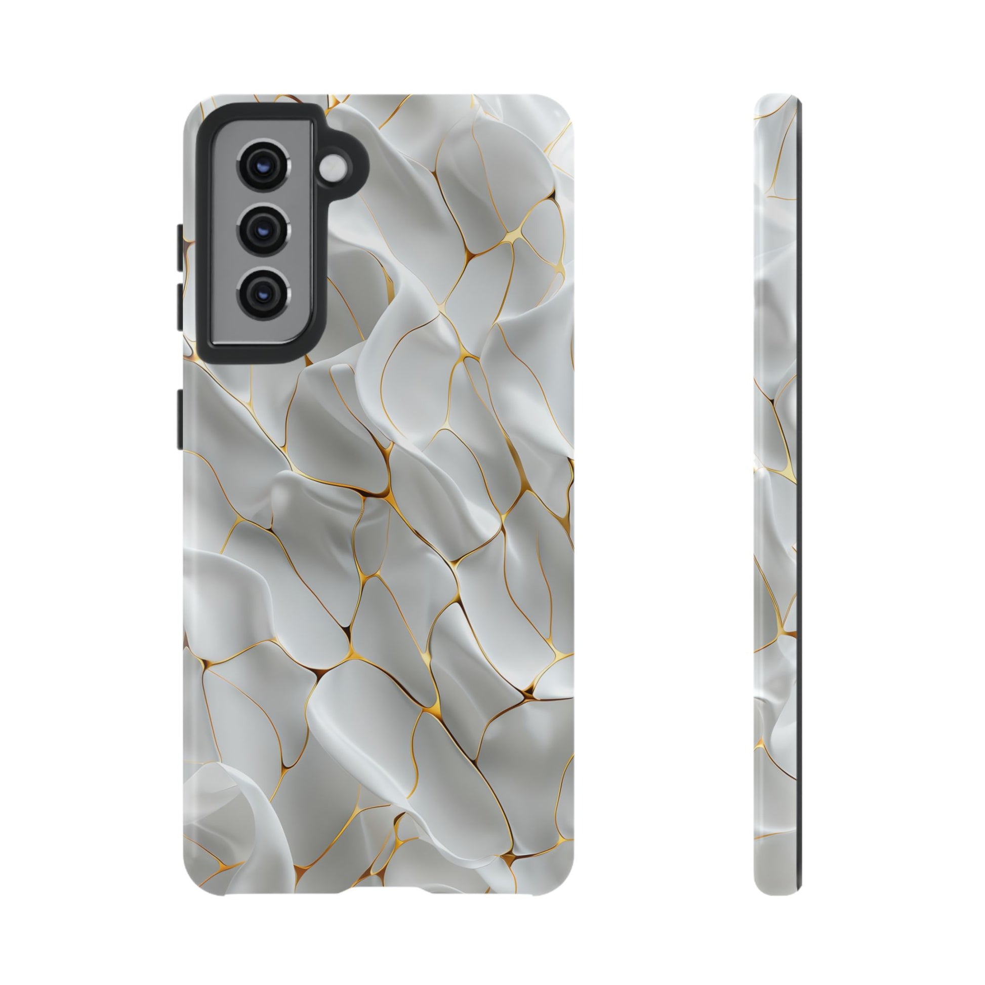 Elegant Phone Case with Golden Accents, Protective Mobile Cover, Stylish Tech Accessory, Perfect Gift for Any Occasion