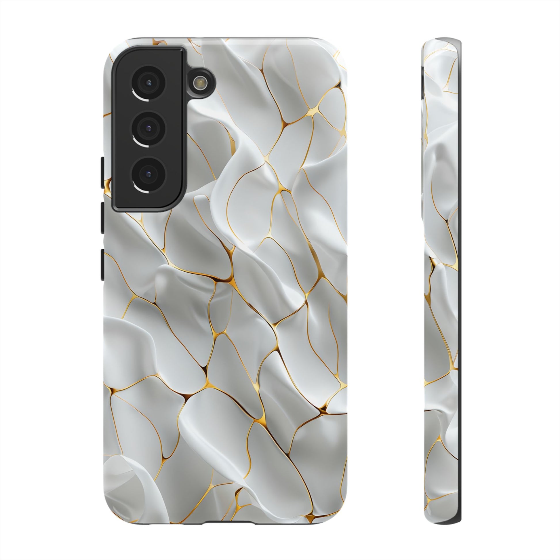 Elegant Phone Case with Golden Accents, Protective Mobile Cover, Stylish Tech Accessory, Perfect Gift for Any Occasion