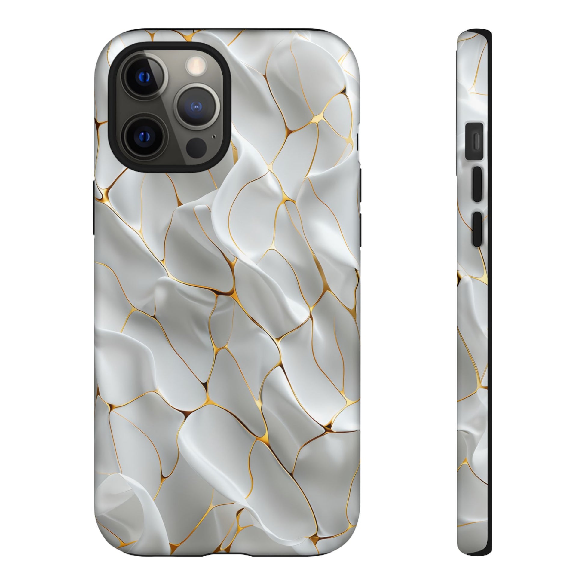 Elegant Phone Case with Golden Accents, Protective Mobile Cover, Stylish Tech Accessory, Perfect Gift for Any Occasion