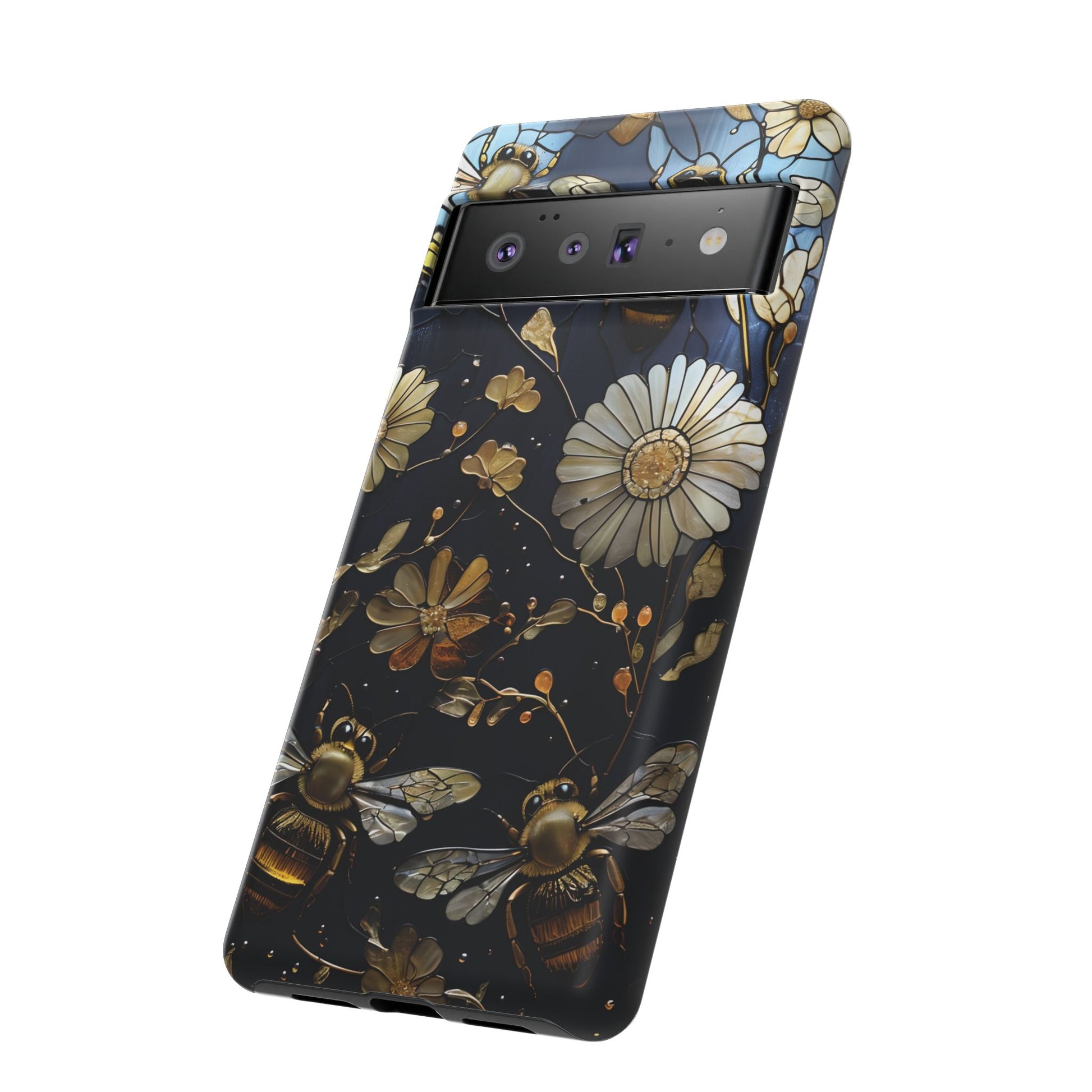 Bee & Flower Phone Cases - Tough, Stylish Protection, Gifts for Nature Lovers, Floral Phone Accessories, Cute Cases for All Ages