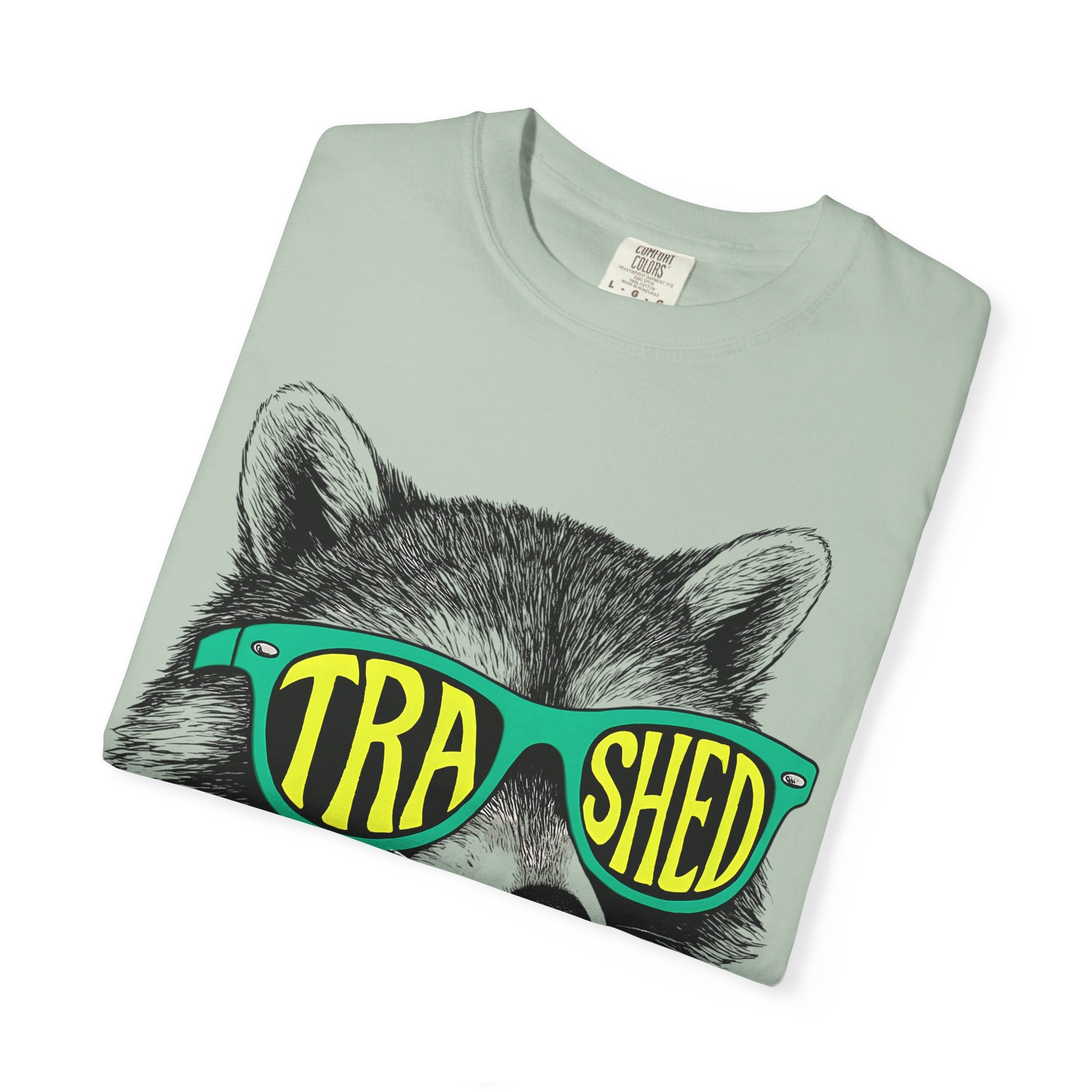 Trashed Raccoon Unisex T-Shirt, Graphic Tee for Nature Lovers, Casual Wear, Gift for Animal Lovers, Eco-Friendly Fashion