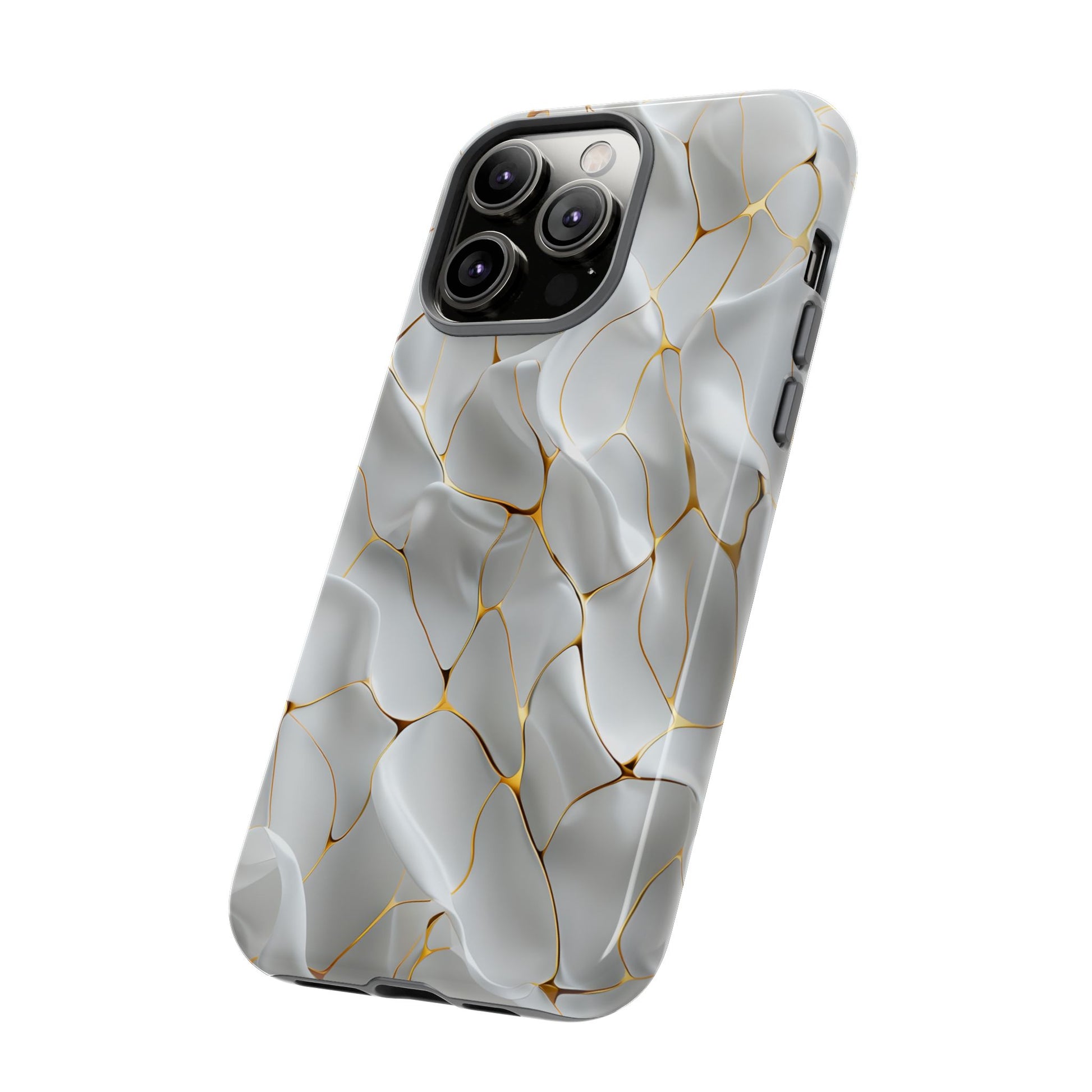 Elegant Phone Case with Golden Accents, Protective Mobile Cover, Stylish Tech Accessory, Perfect Gift for Any Occasion