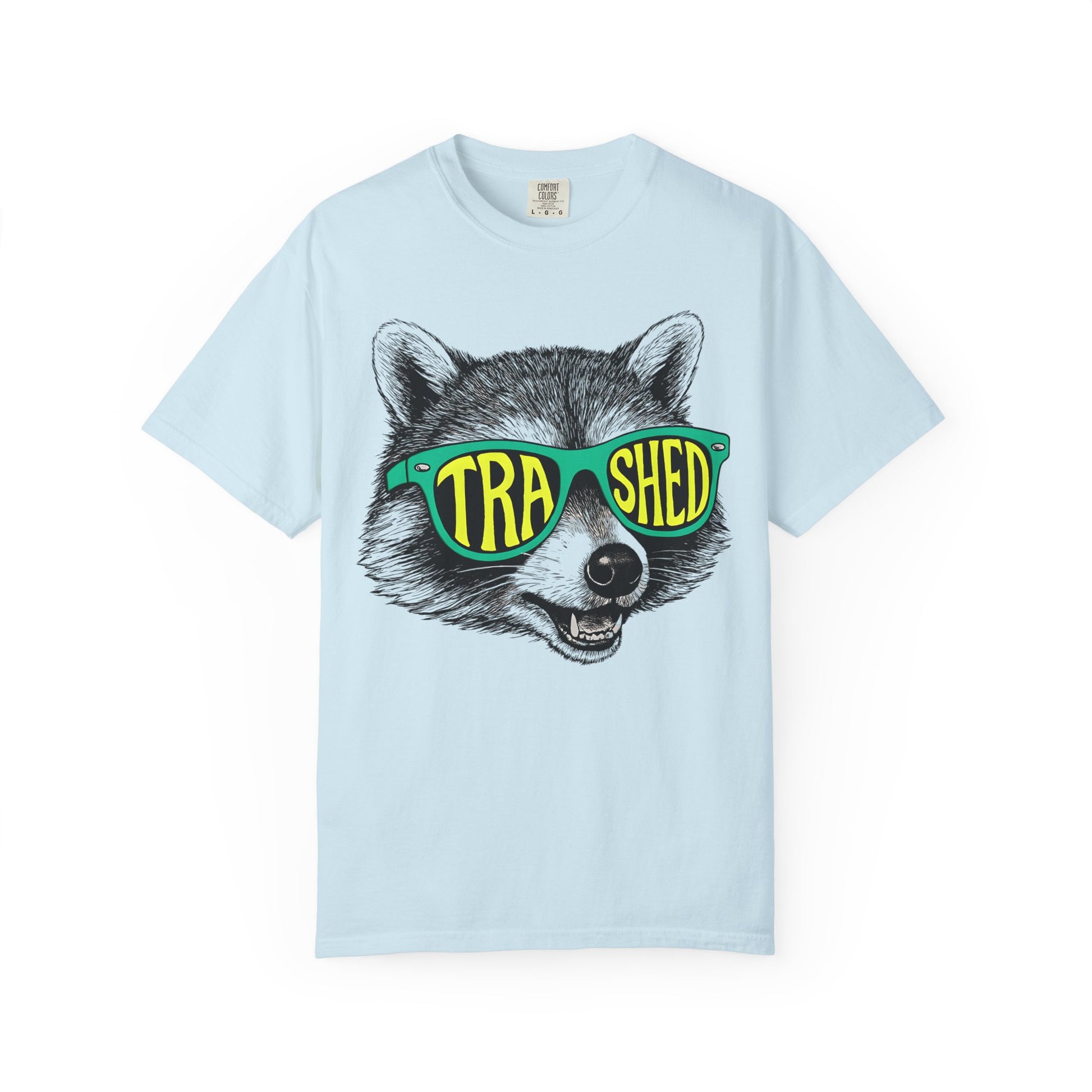 Trashed Raccoon Unisex T-Shirt, Graphic Tee for Nature Lovers, Casual Wear, Gift for Animal Lovers, Eco-Friendly Fashion