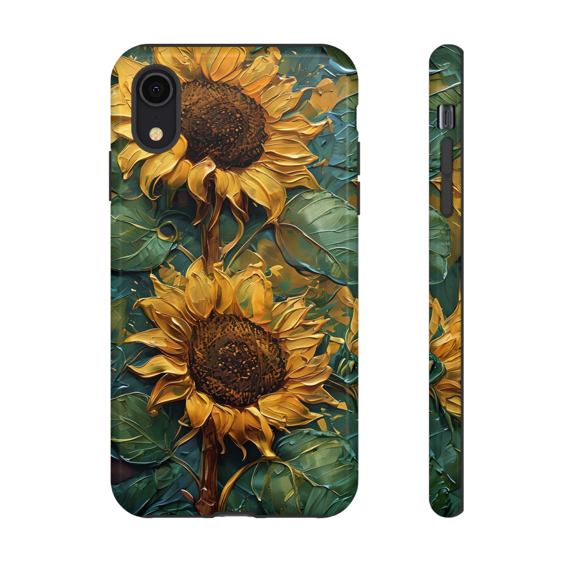 Sunflower Tough Phone Case - Floral Protection, Gift for Nature Lovers, Customizable, Summer Vibes, Eco-Friendly Accessories