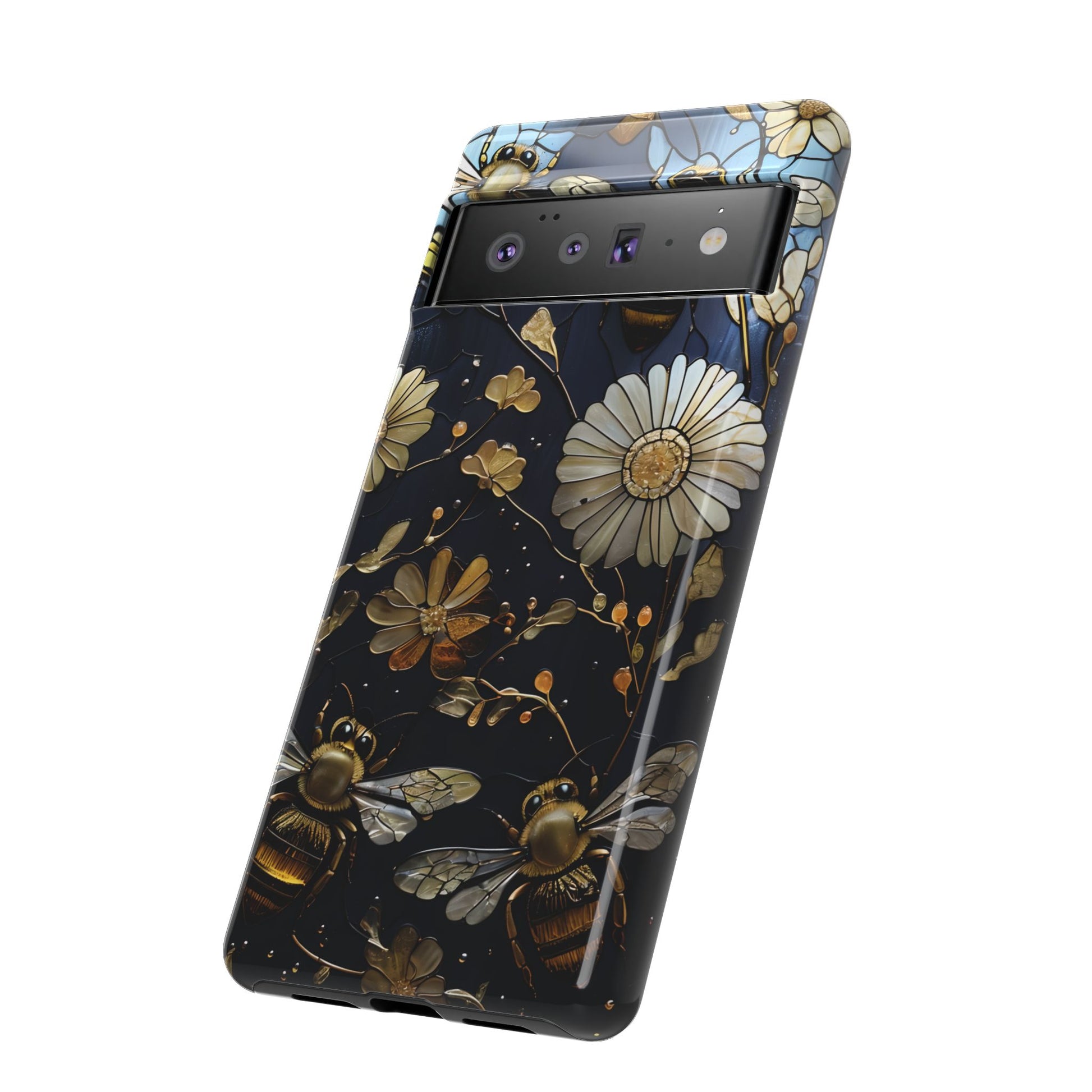 Bee & Flower Phone Cases - Tough, Stylish Protection, Gifts for Nature Lovers, Floral Phone Accessories, Cute Cases for All Ages