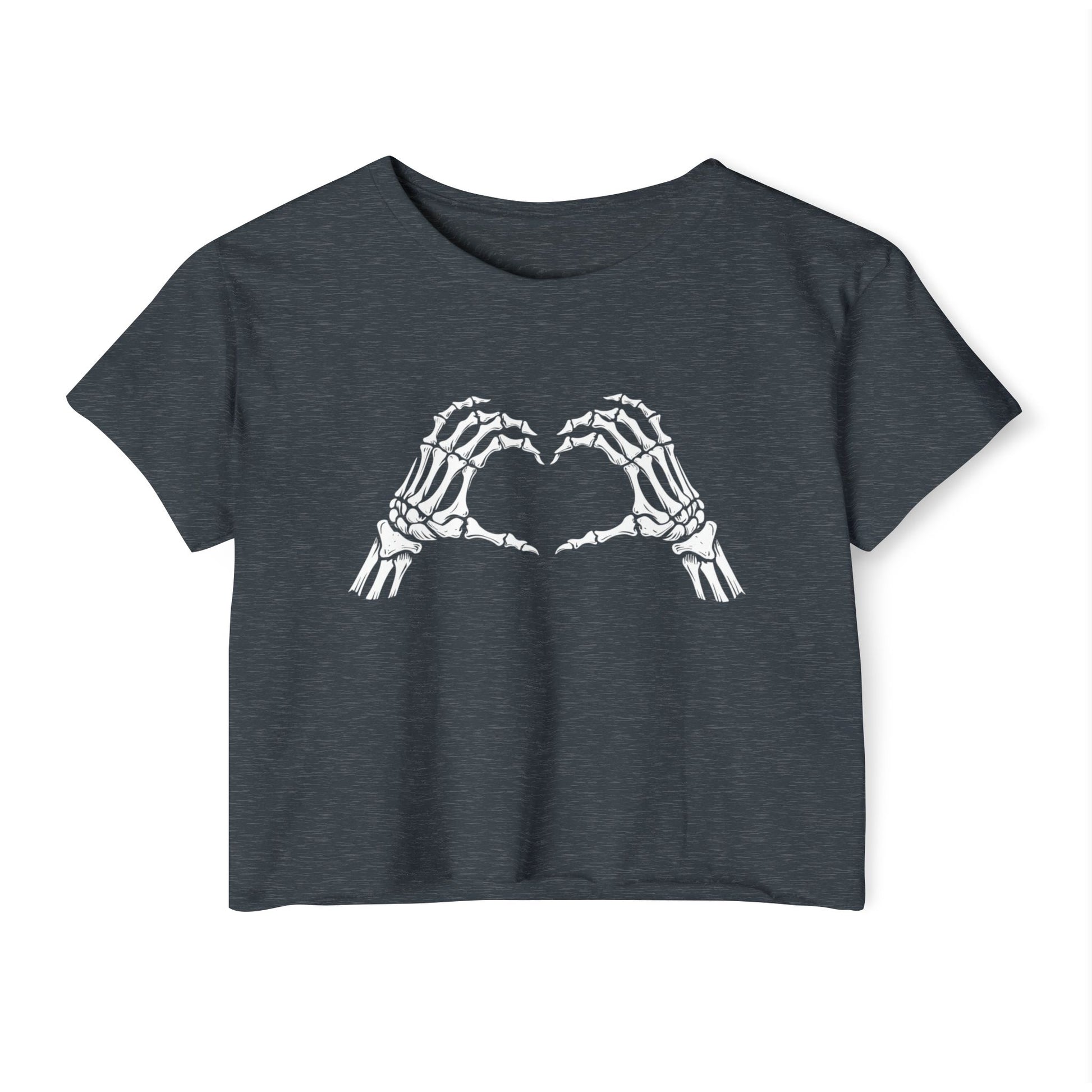 Women's Festival Crop Top with Skeleton Heart Design | Perfect for Music Festivals, Halloween Parties, Summer Outings, Casual Wear, [...]