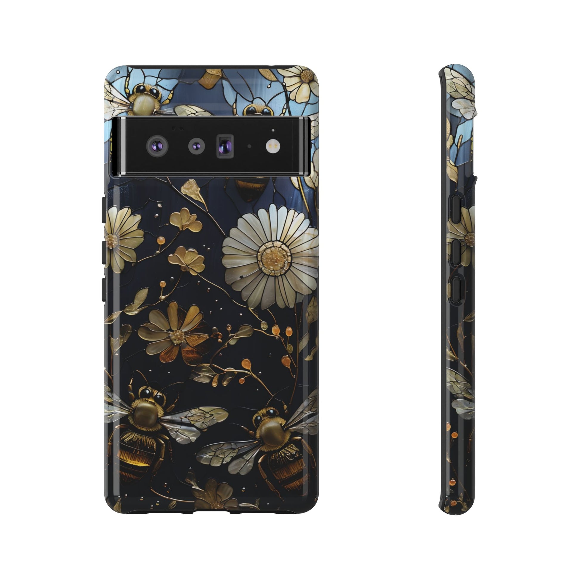 Bee & Flower Phone Cases - Tough, Stylish Protection, Gifts for Nature Lovers, Floral Phone Accessories, Cute Cases for All Ages