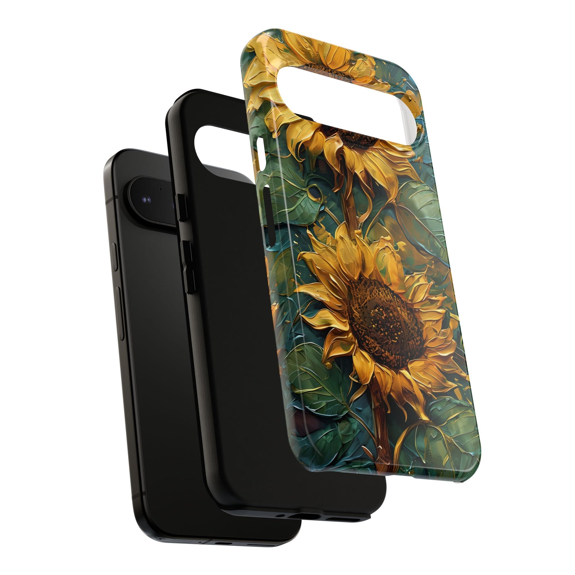 Sunflower Tough Phone Case - Floral Protection, Gift for Nature Lovers, Customizable, Summer Vibes, Eco-Friendly Accessories