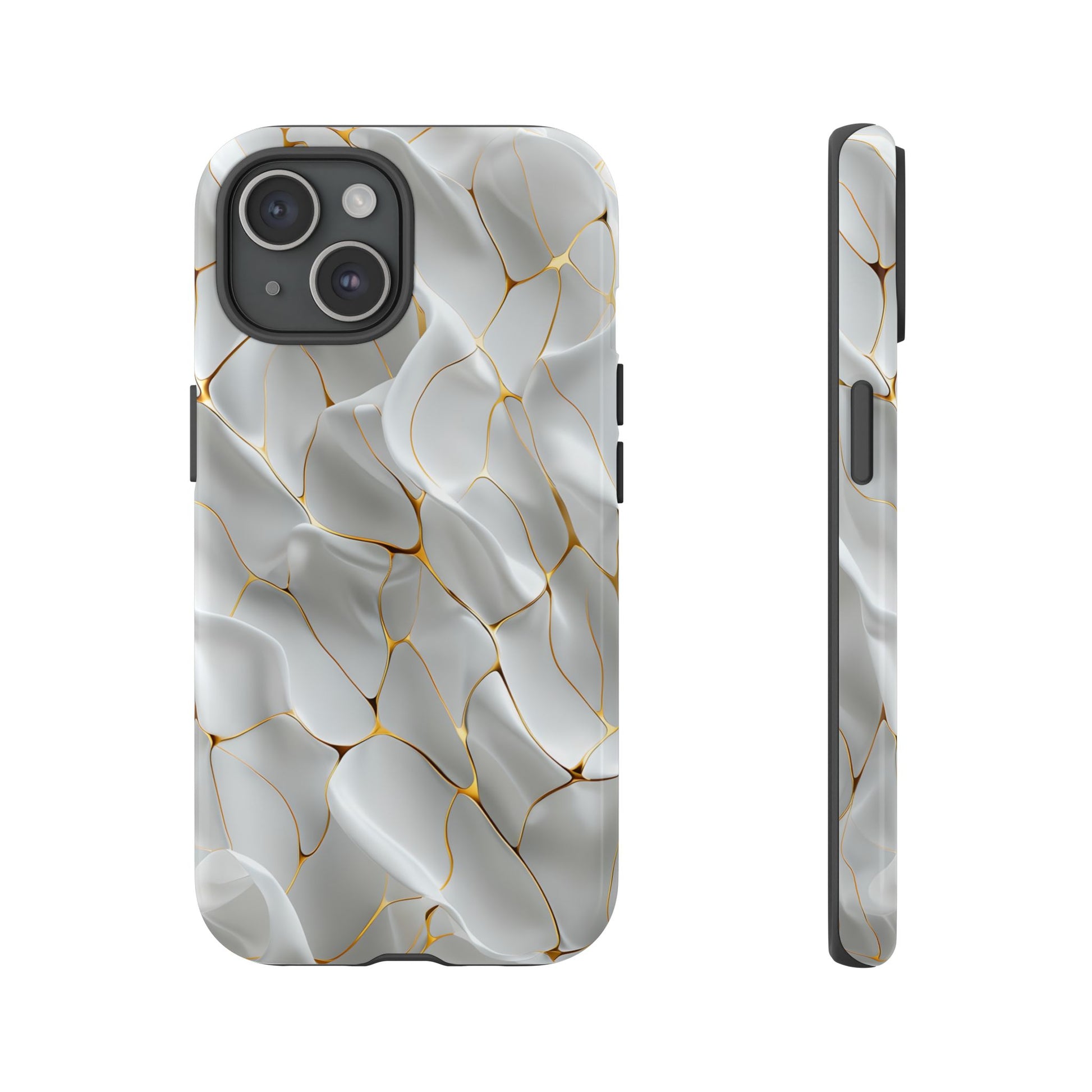 Elegant Phone Case with Golden Accents, Protective Mobile Cover, Stylish Tech Accessory, Perfect Gift for Any Occasion