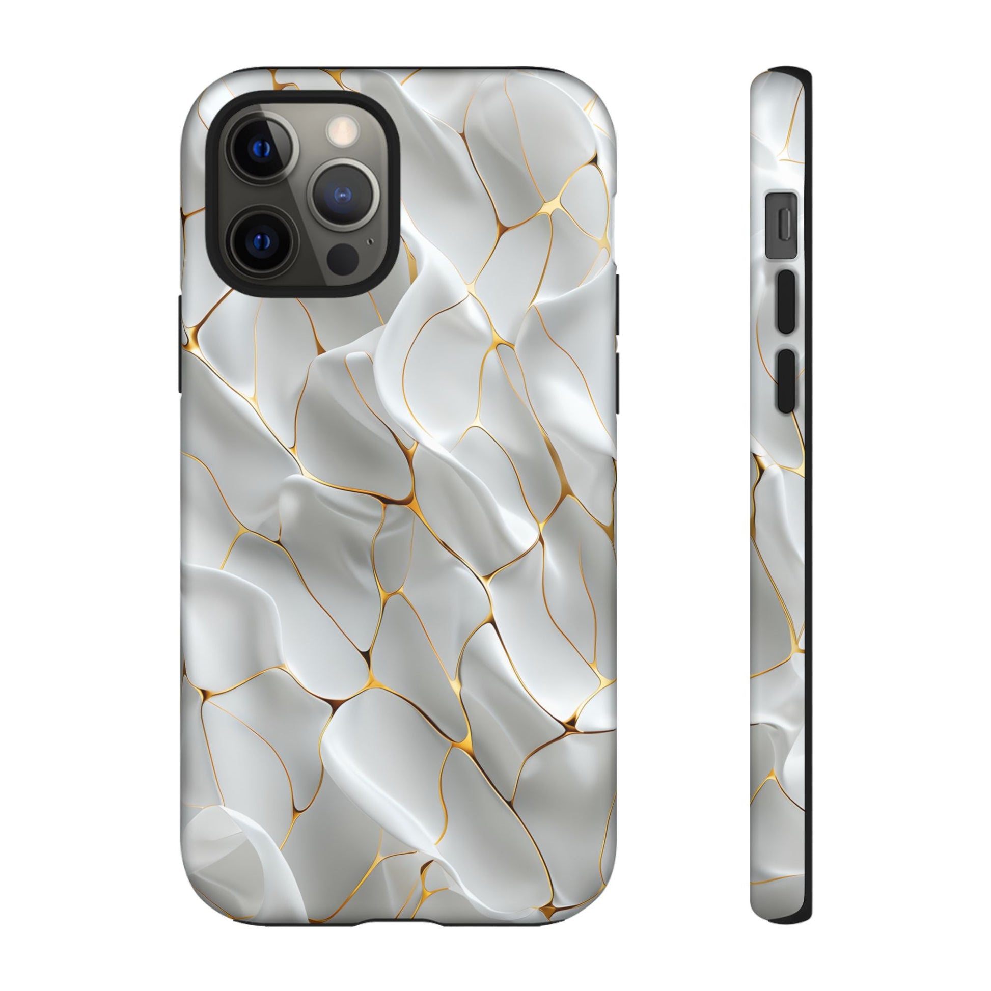 Elegant Phone Case with Golden Accents, Protective Mobile Cover, Stylish Tech Accessory, Perfect Gift for Any Occasion