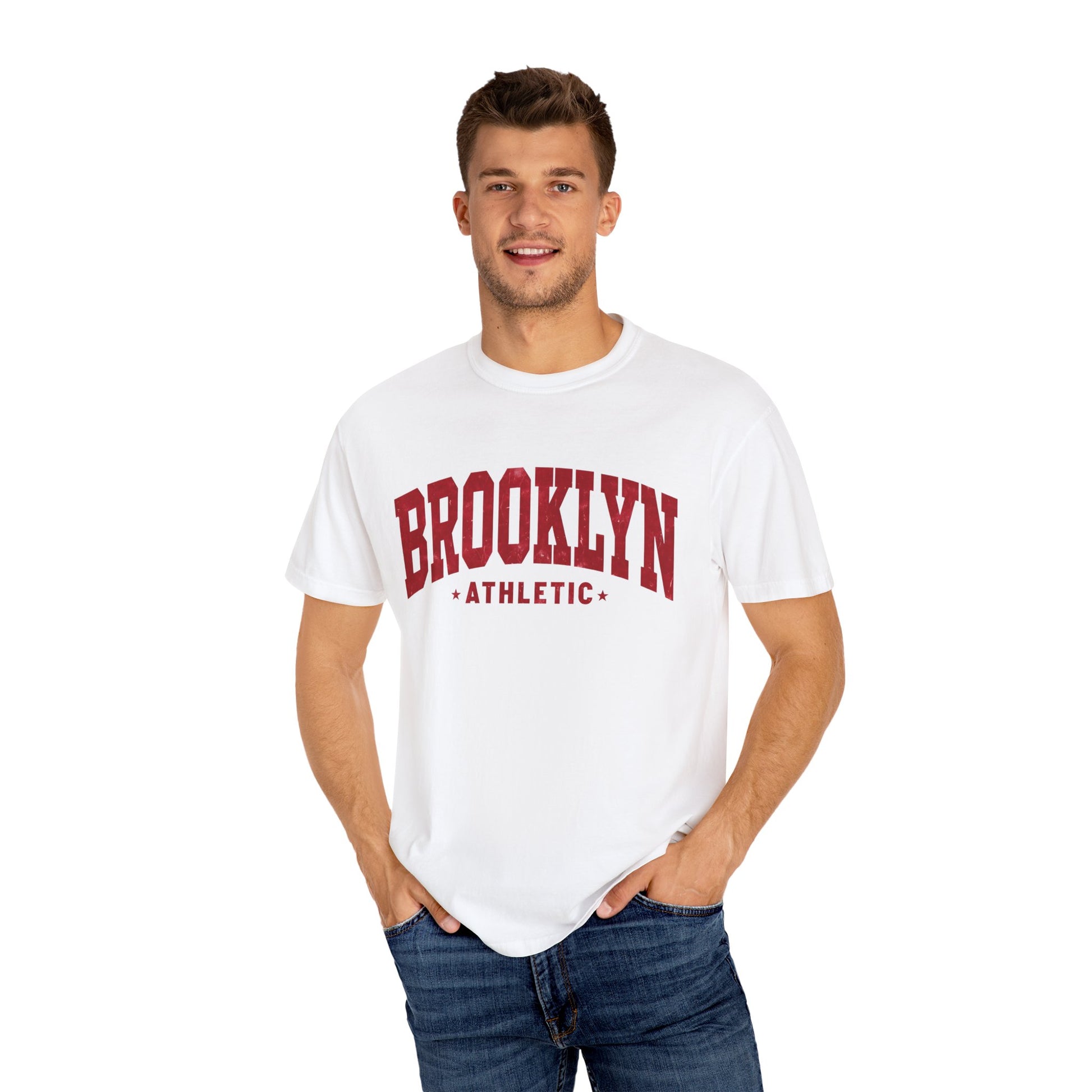 Brooklyn Athletic Unisex T-Shirt - Casual Streetwear, Gift for Him & Her, College Wear, Sports Enthusiast Apparel, Vintage Style Shirt