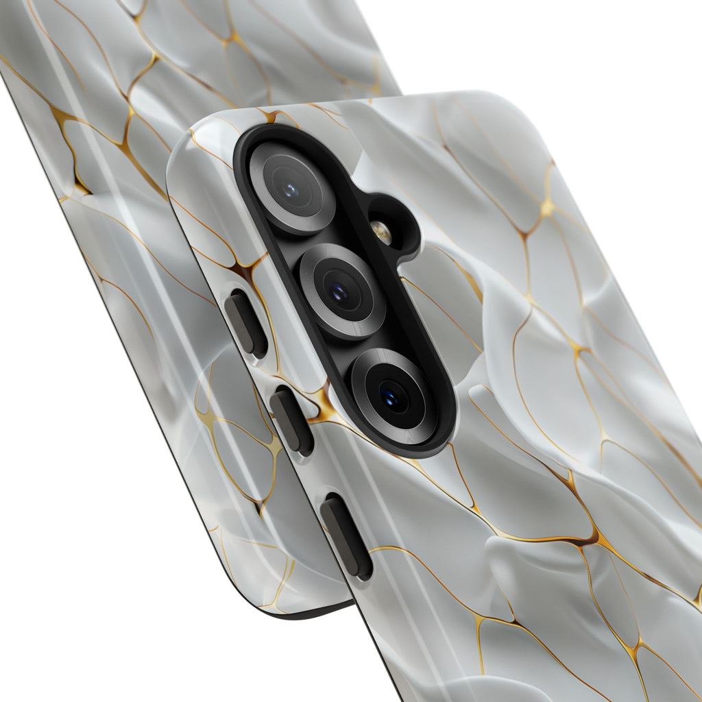 Elegant Phone Case with Golden Accents, Protective Mobile Cover, Stylish Tech Accessory, Perfect Gift for Any Occasion