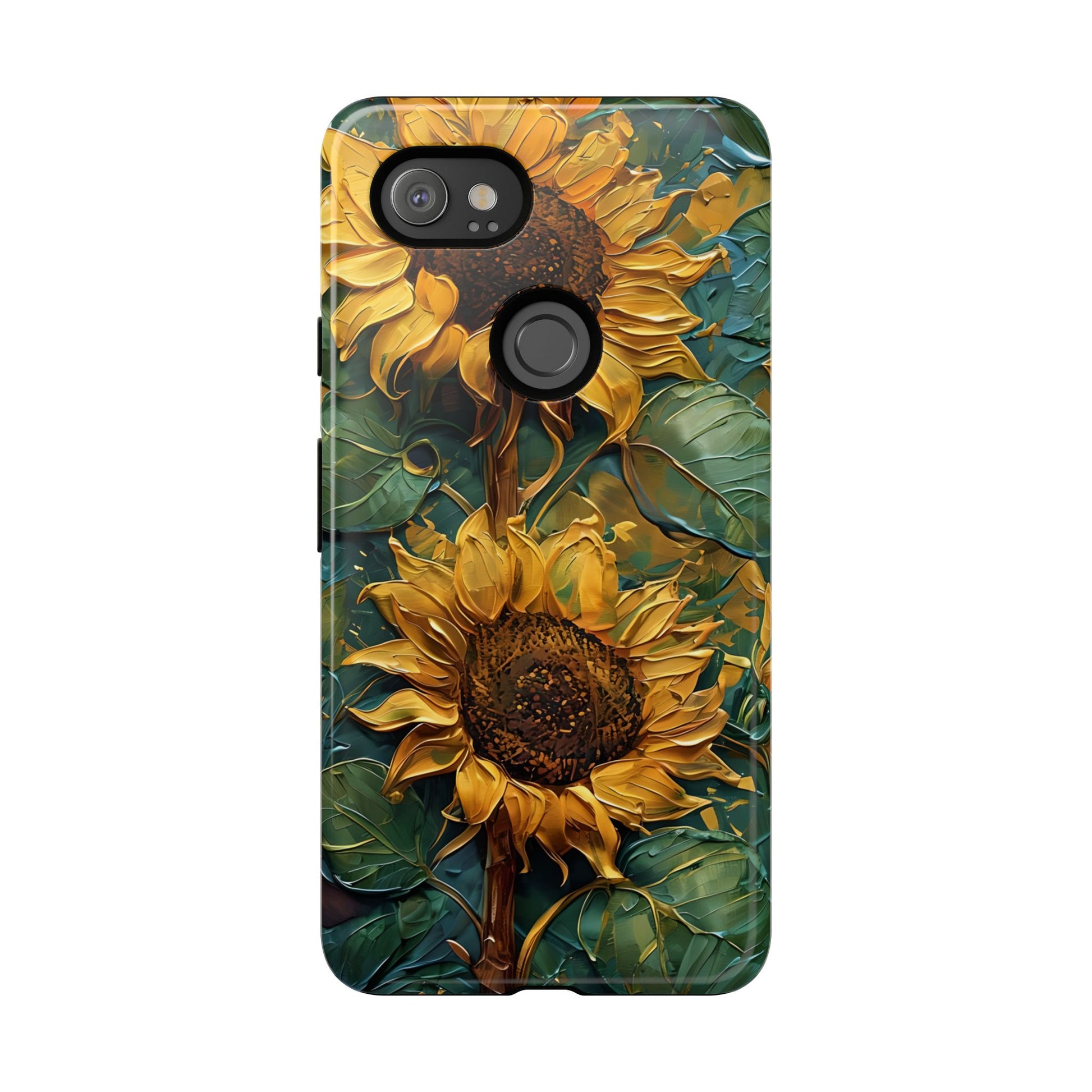 Sunflower Tough Phone Case - Floral Protection, Gift for Nature Lovers, Customizable, Summer Vibes, Eco-Friendly Accessories