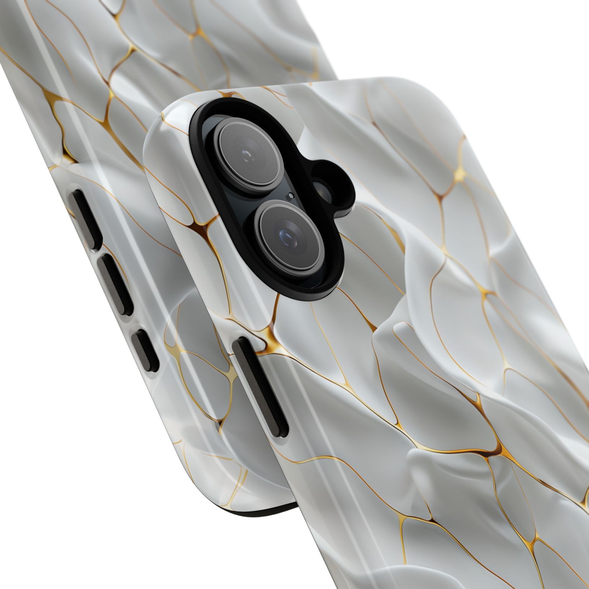 Elegant Phone Case with Golden Accents, Protective Mobile Cover, Stylish Tech Accessory, Perfect Gift for Any Occasion