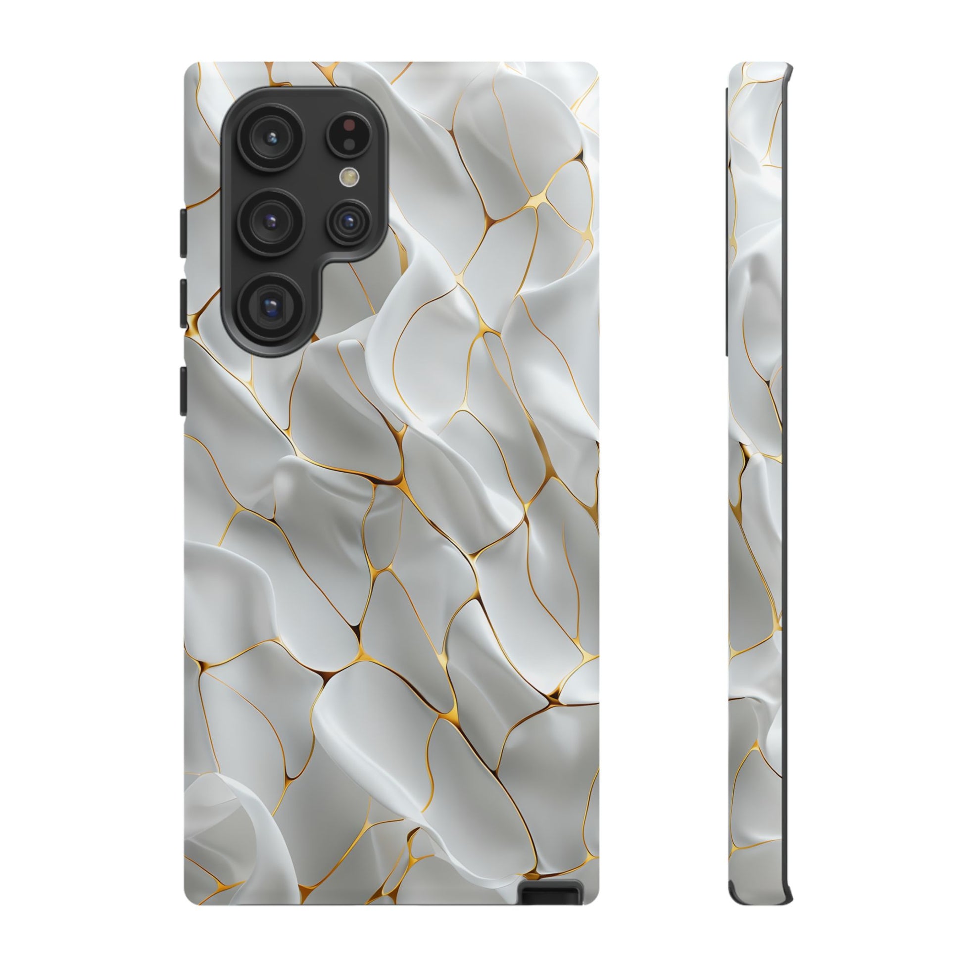 Elegant Phone Case with Golden Accents, Protective Mobile Cover, Stylish Tech Accessory, Perfect Gift for Any Occasion