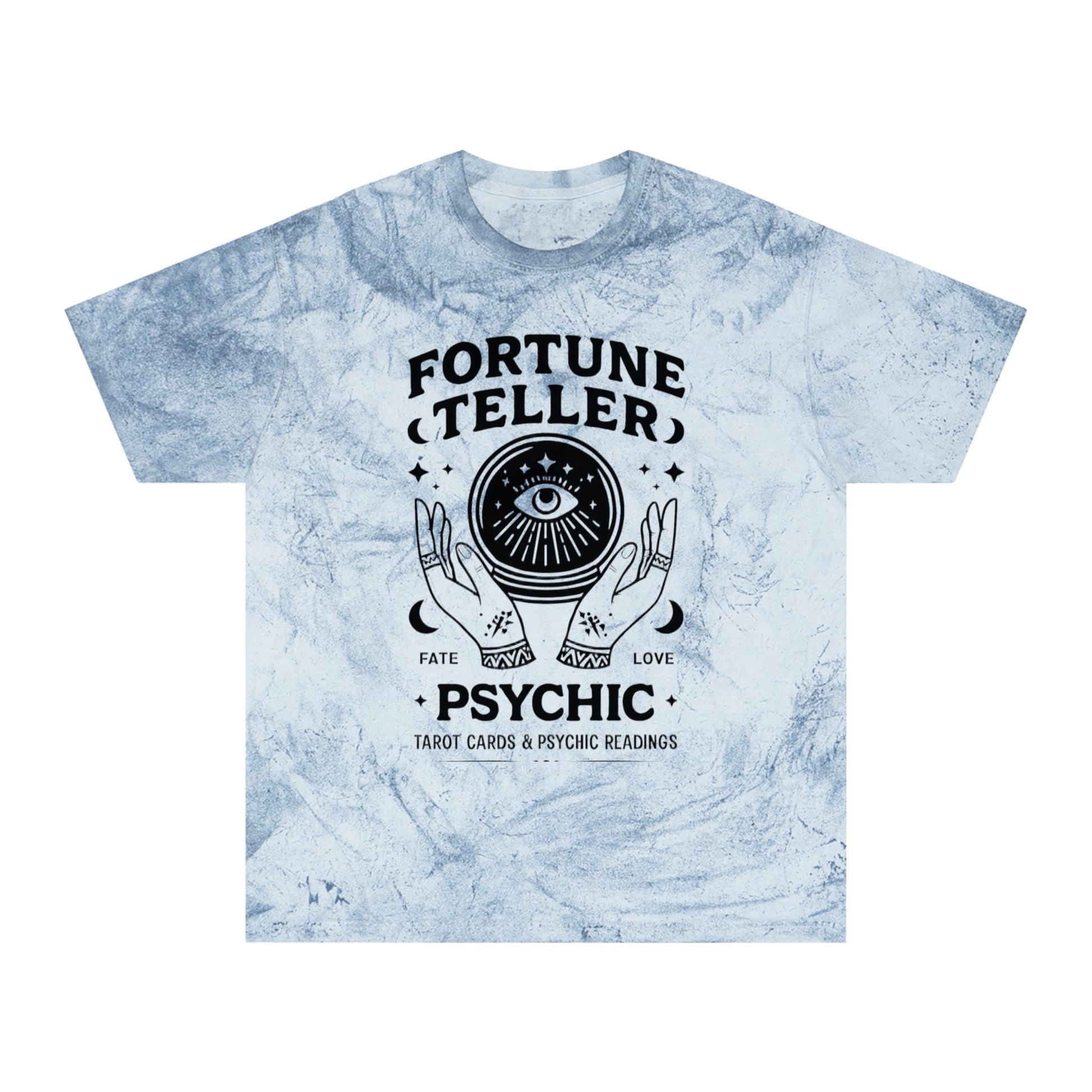 Psychic Fortune Teller T-Shirt, Unisex Tee, Spiritual Gift, Astrology Apparel, Tarot Card Top, Boho Style Tee