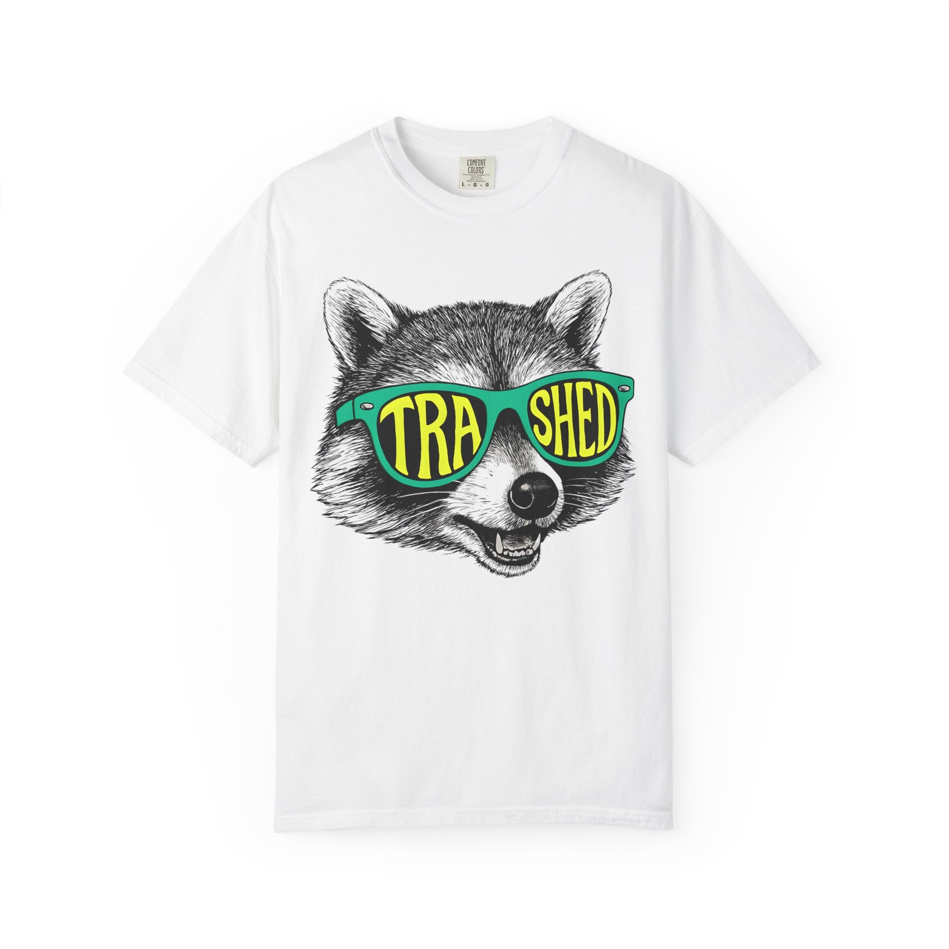 Trashed Raccoon Unisex T-Shirt, Graphic Tee for Nature Lovers, Casual Wear, Gift for Animal Lovers, Eco-Friendly Fashion