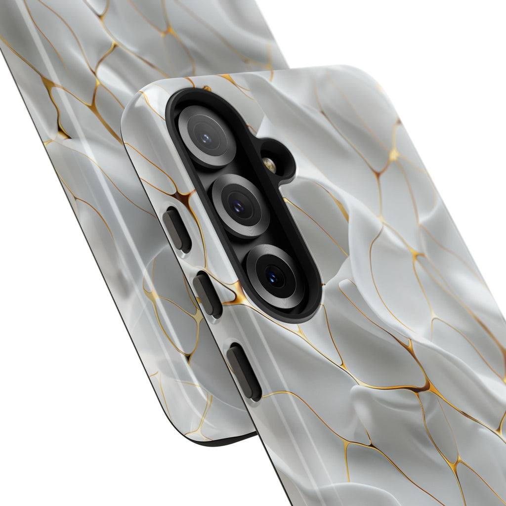 Elegant Phone Case with Golden Accents, Protective Mobile Cover, Stylish Tech Accessory, Perfect Gift for Any Occasion
