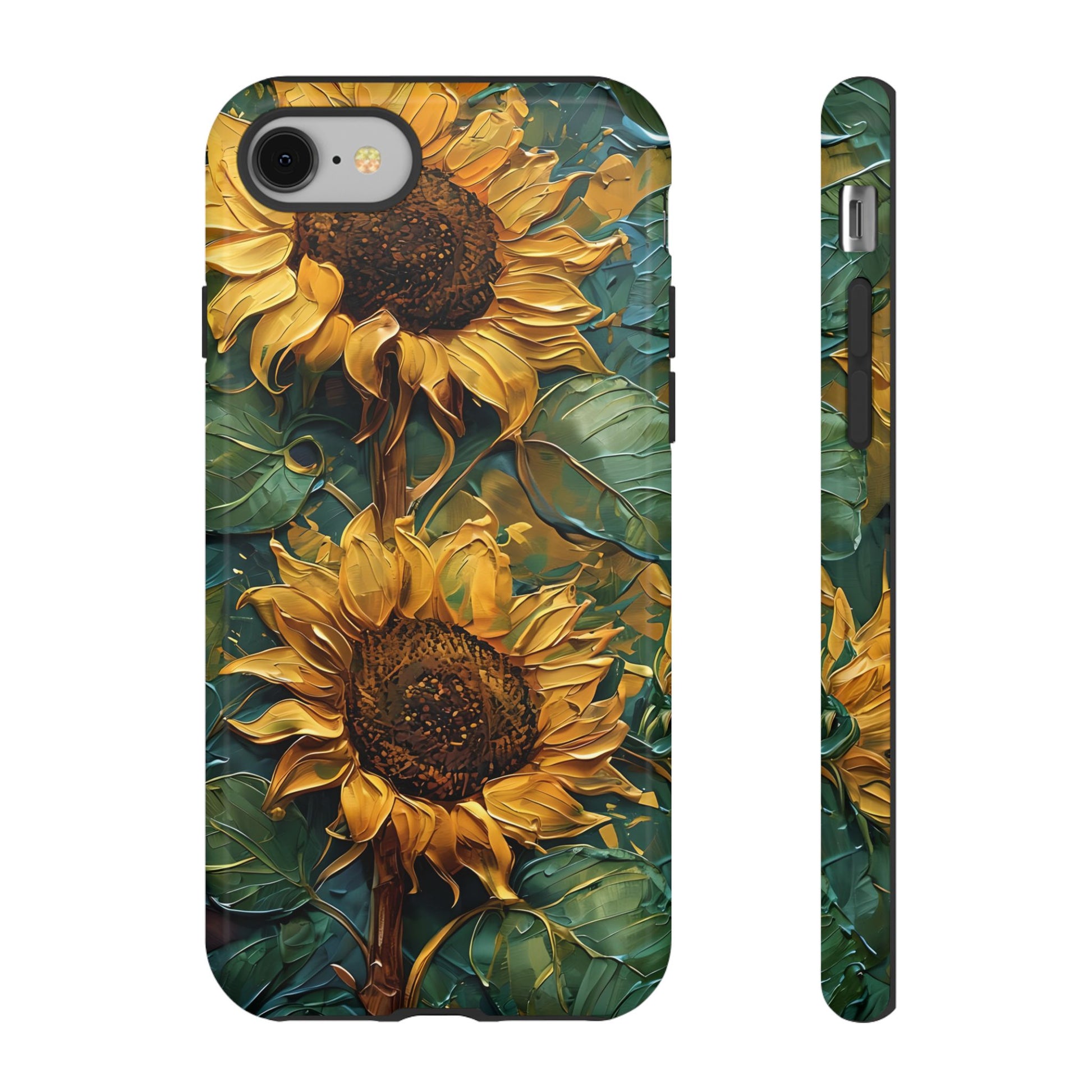 Sunflower Tough Phone Case - Floral Protection, Gift for Nature Lovers, Customizable, Summer Vibes, Eco-Friendly Accessories