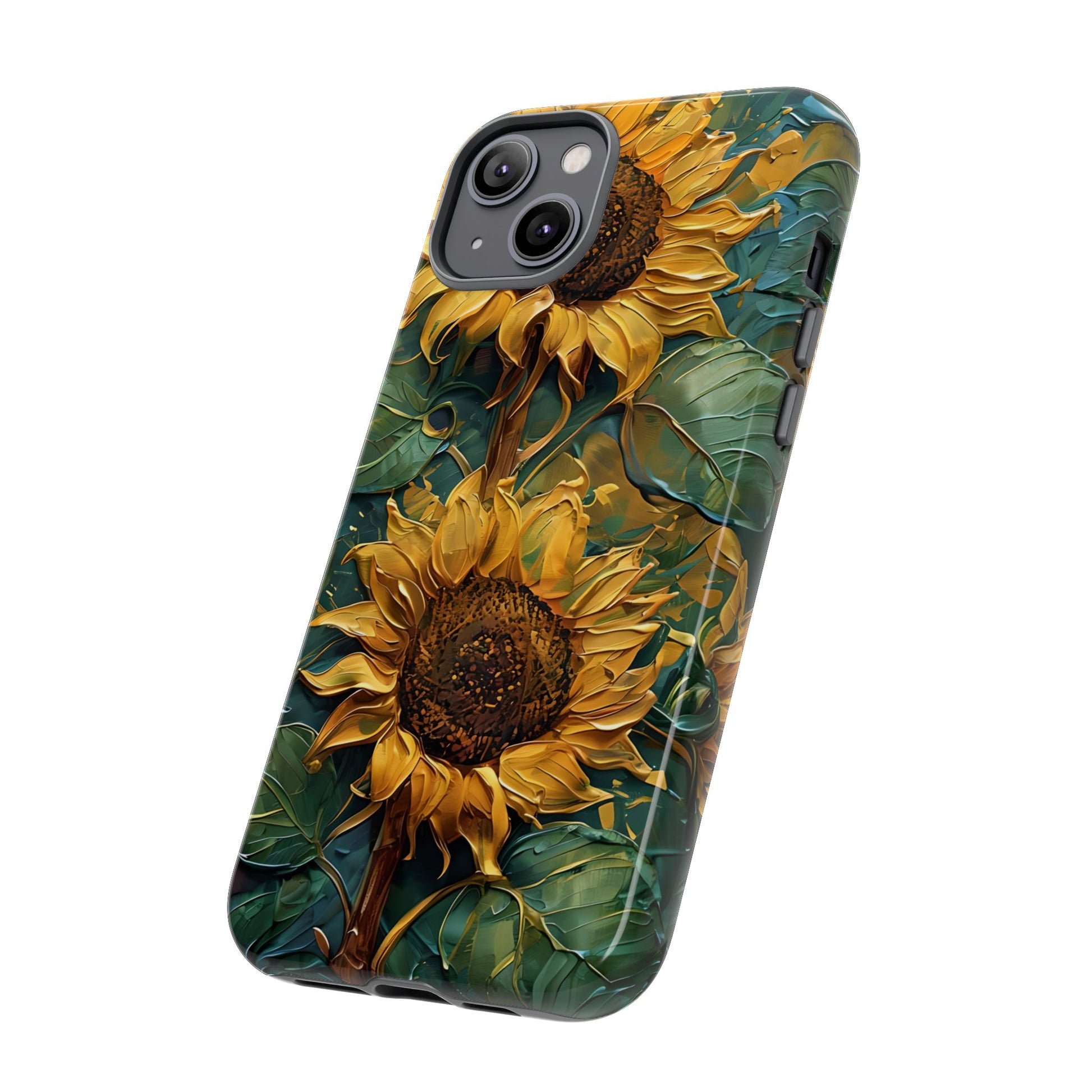 Sunflower Tough Phone Case - Floral Protection, Gift for Nature Lovers, Customizable, Summer Vibes, Eco-Friendly Accessories