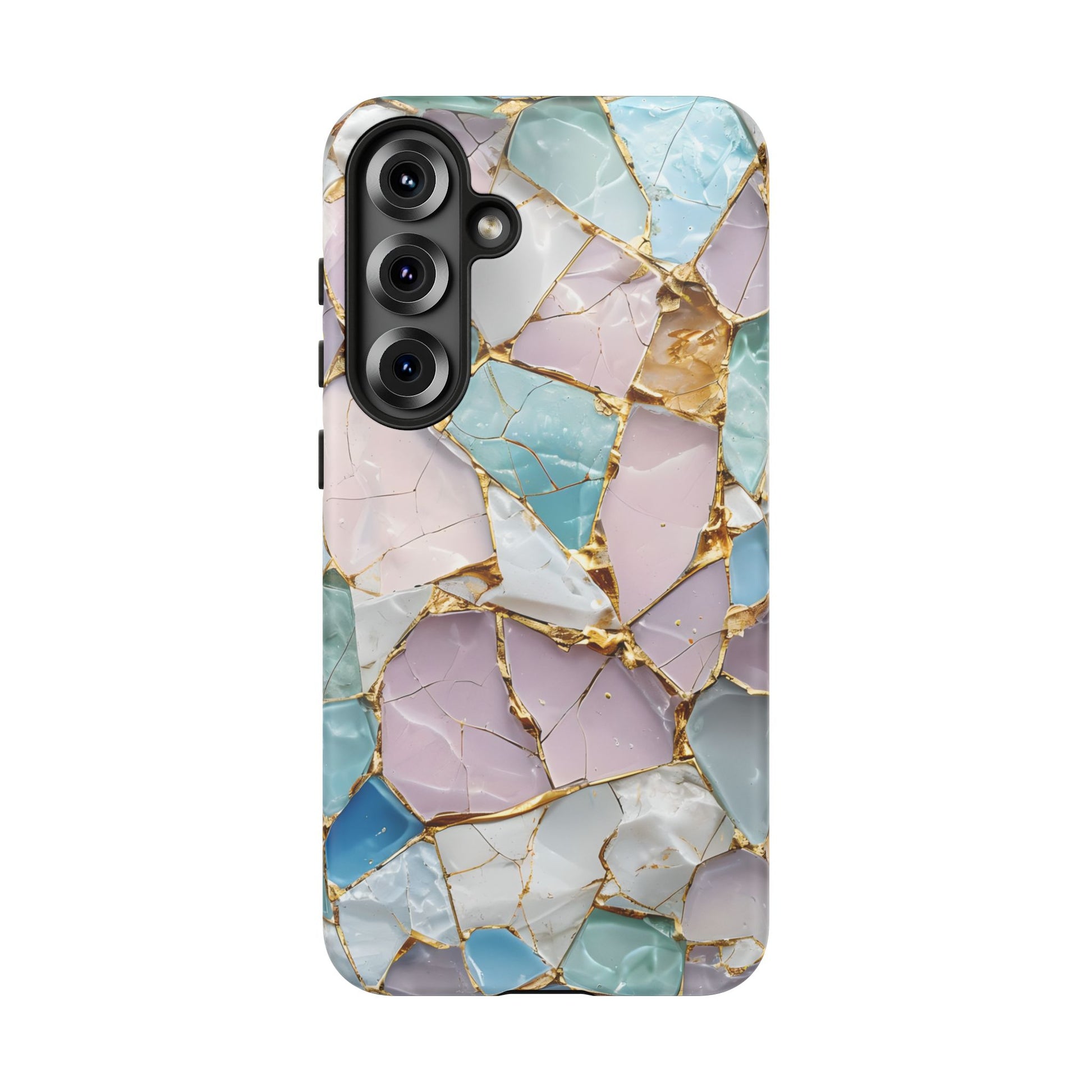 Colorful Phone Case - Tough Cases with Elegant Marble Design, Stylish Cover for Everyday Use, Gift for Her, Tech Accessory