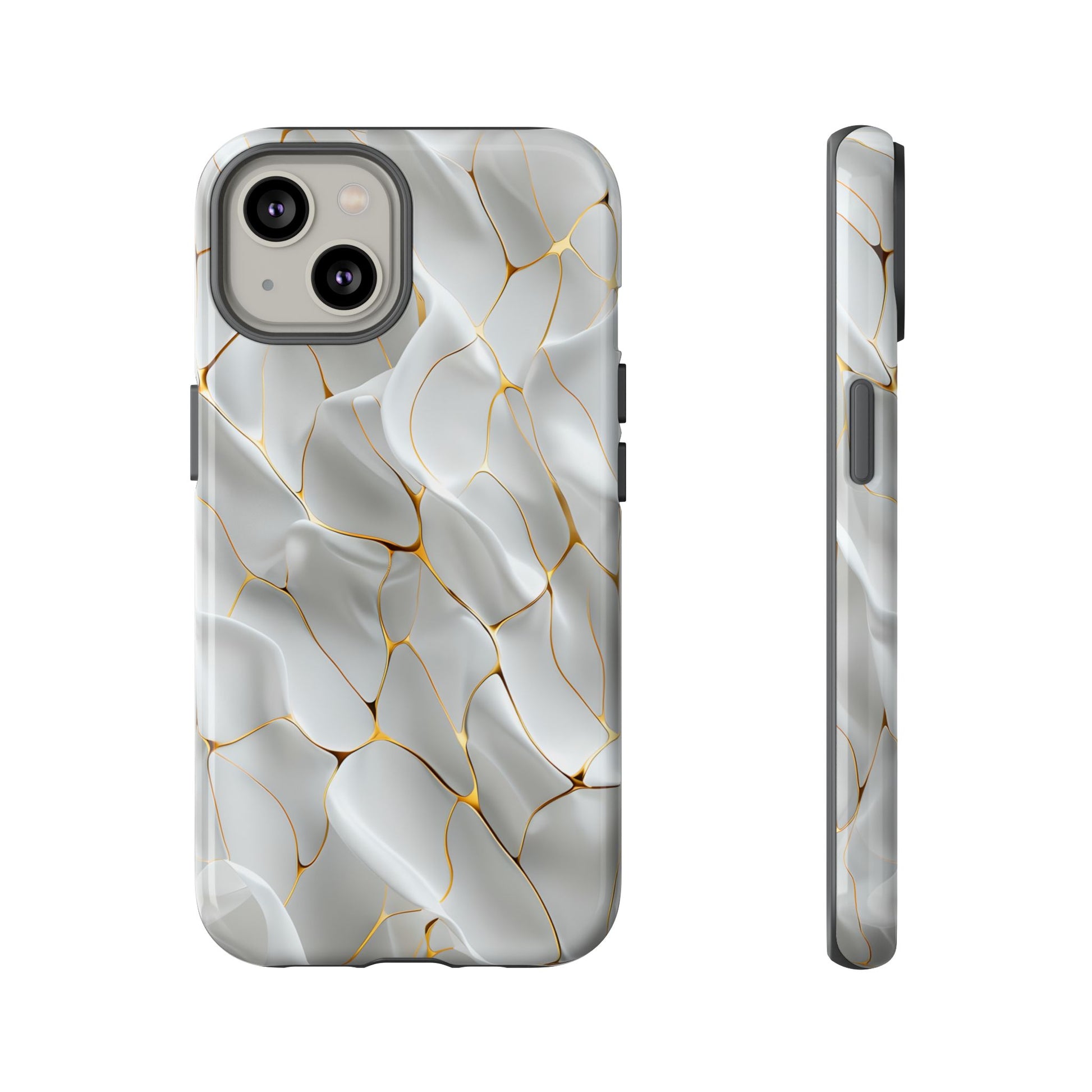 Elegant Phone Case with Golden Accents, Protective Mobile Cover, Stylish Tech Accessory, Perfect Gift for Any Occasion