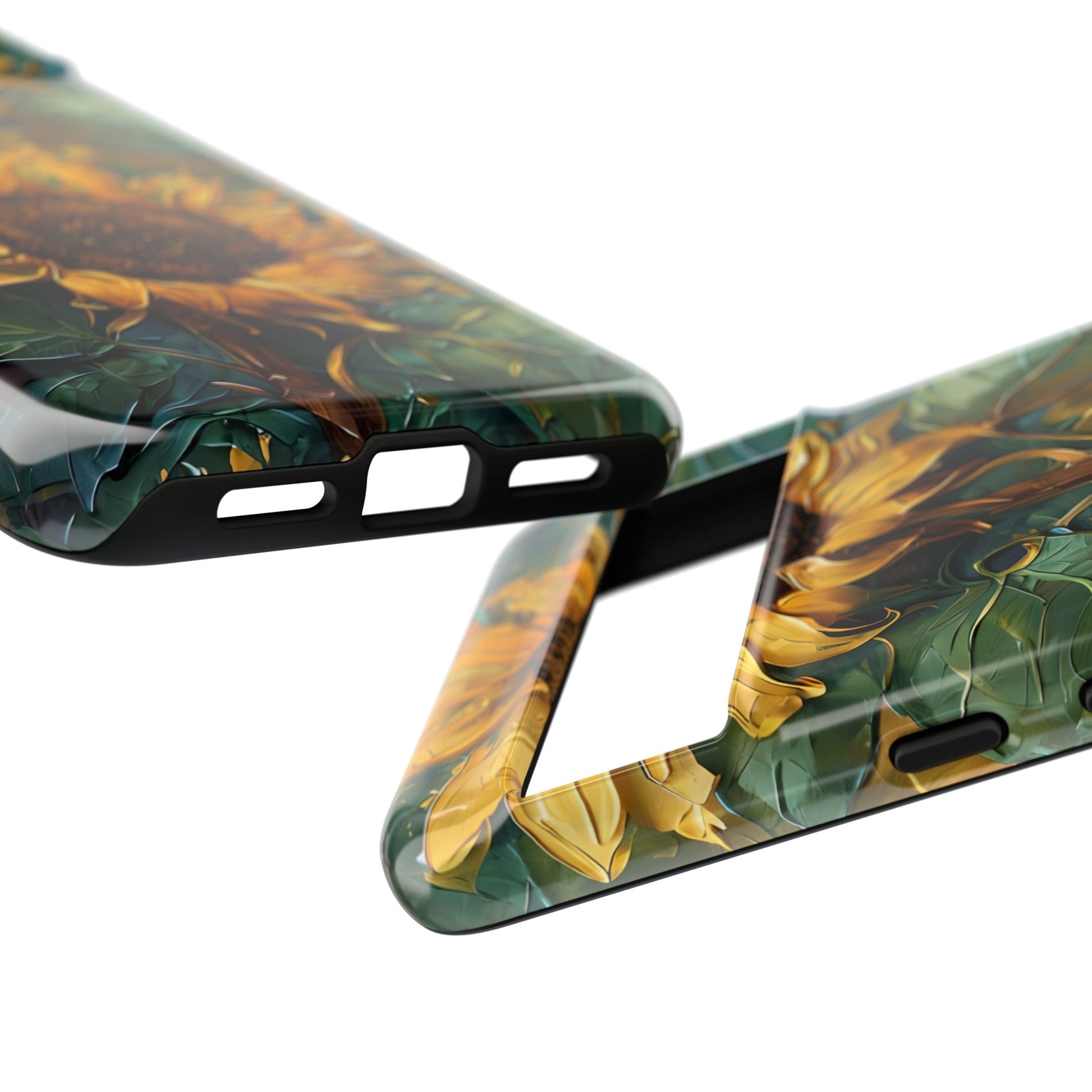 Sunflower Tough Phone Case - Floral Protection, Gift for Nature Lovers, Customizable, Summer Vibes, Eco-Friendly Accessories