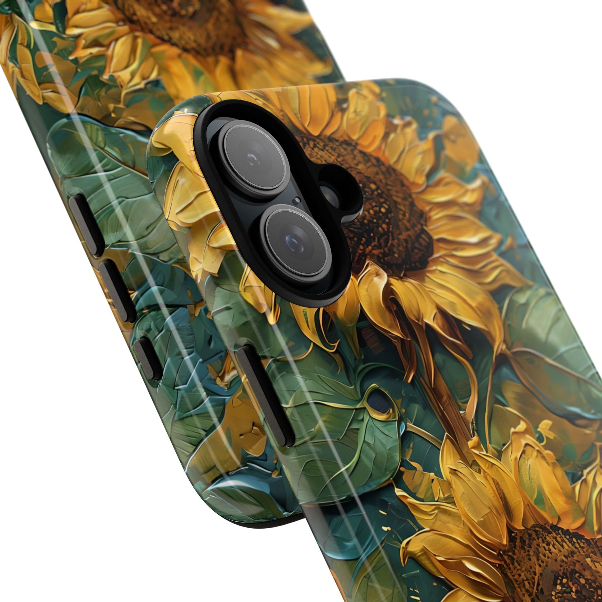 Sunflower Tough Phone Case - Floral Protection, Gift for Nature Lovers, Customizable, Summer Vibes, Eco-Friendly Accessories