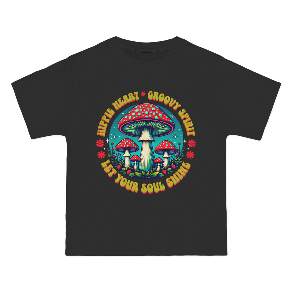 Magical Soul Art T-Shirt | Psychedelic Mushrooms | Unique Gift for Nature Lovers, Boho Style, Festival Wear, Vibrant Graphic Tee