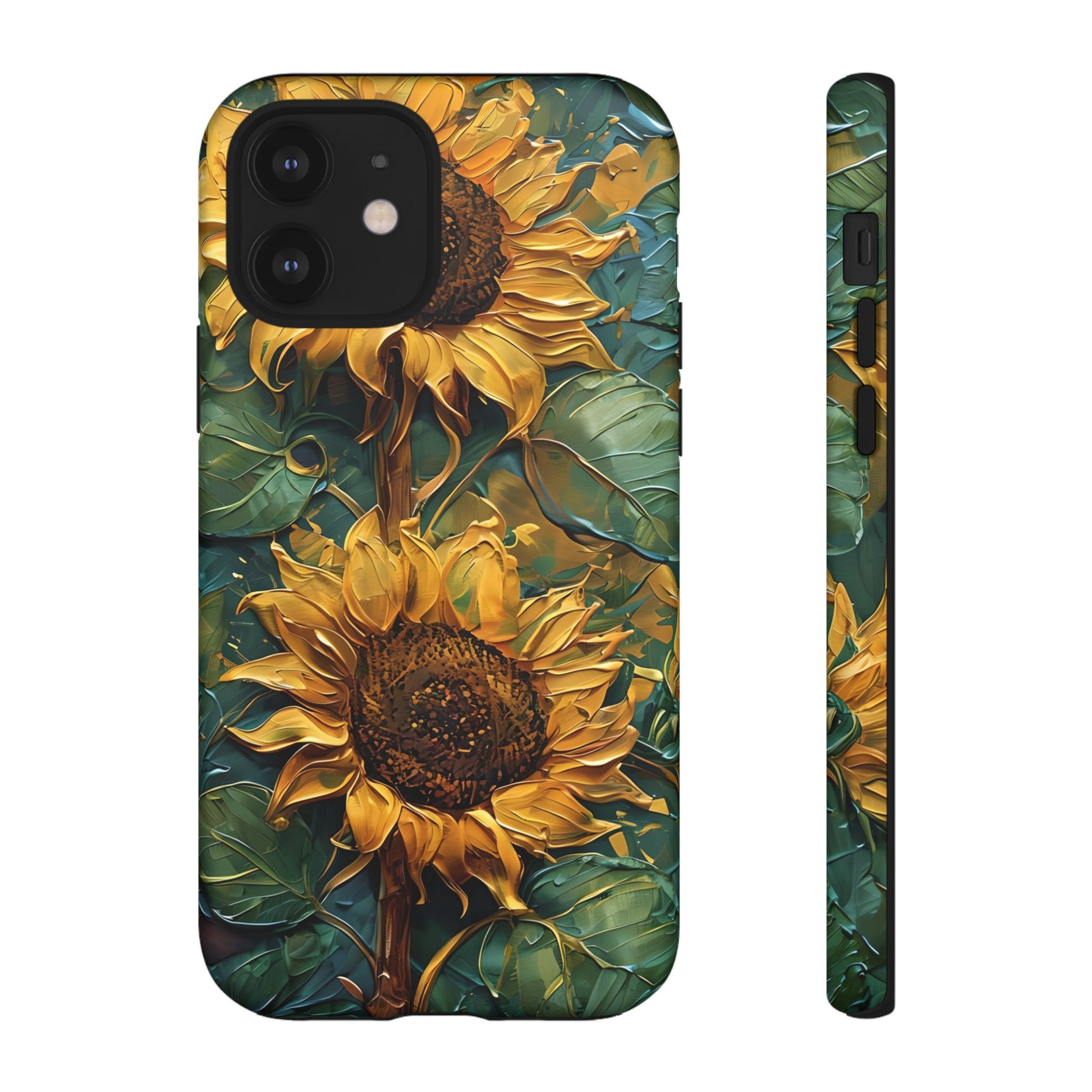Sunflower Tough Phone Case - Floral Protection, Gift for Nature Lovers, Customizable, Summer Vibes, Eco-Friendly Accessories