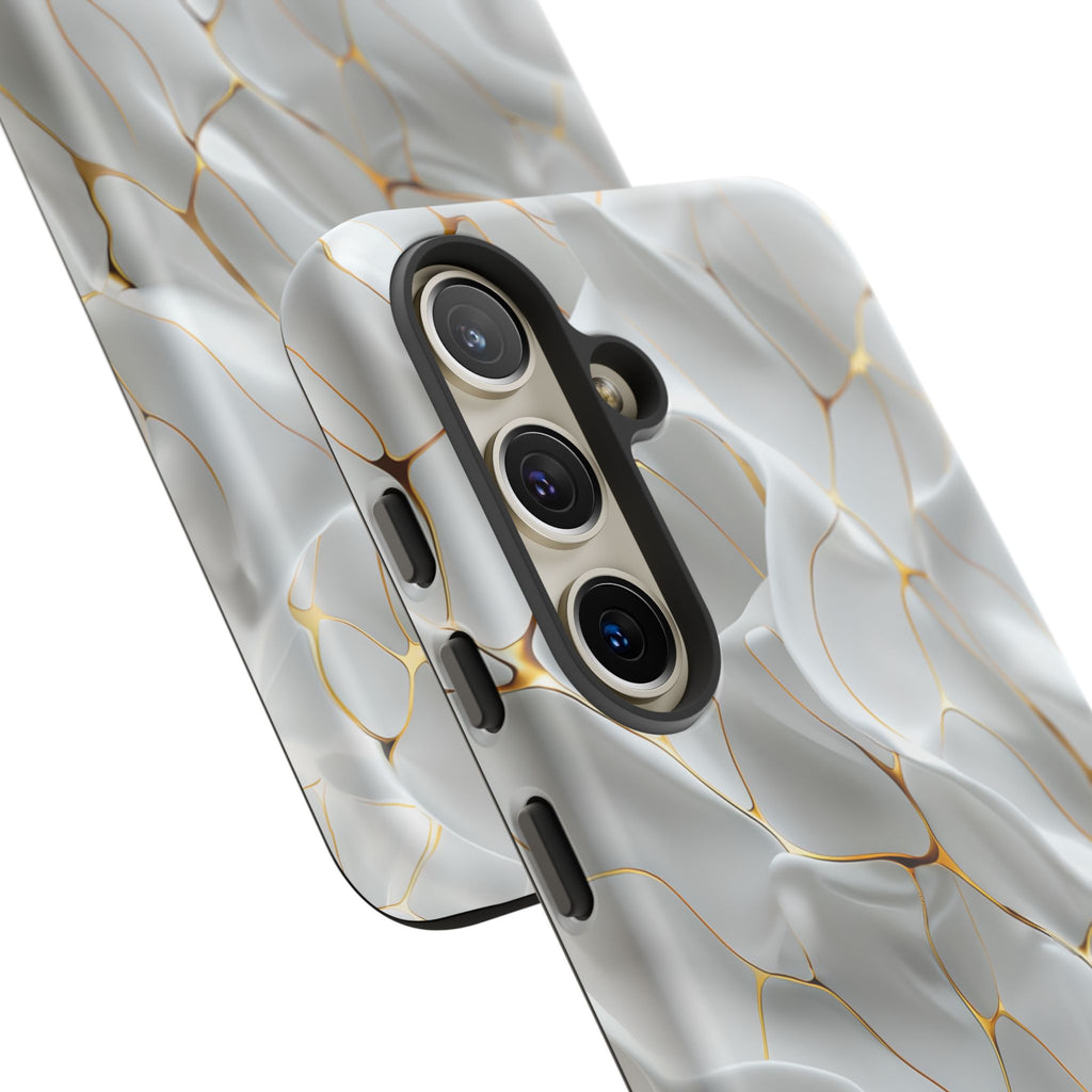 Elegant Phone Case with Golden Accents, Protective Mobile Cover, Stylish Tech Accessory, Perfect Gift for Any Occasion