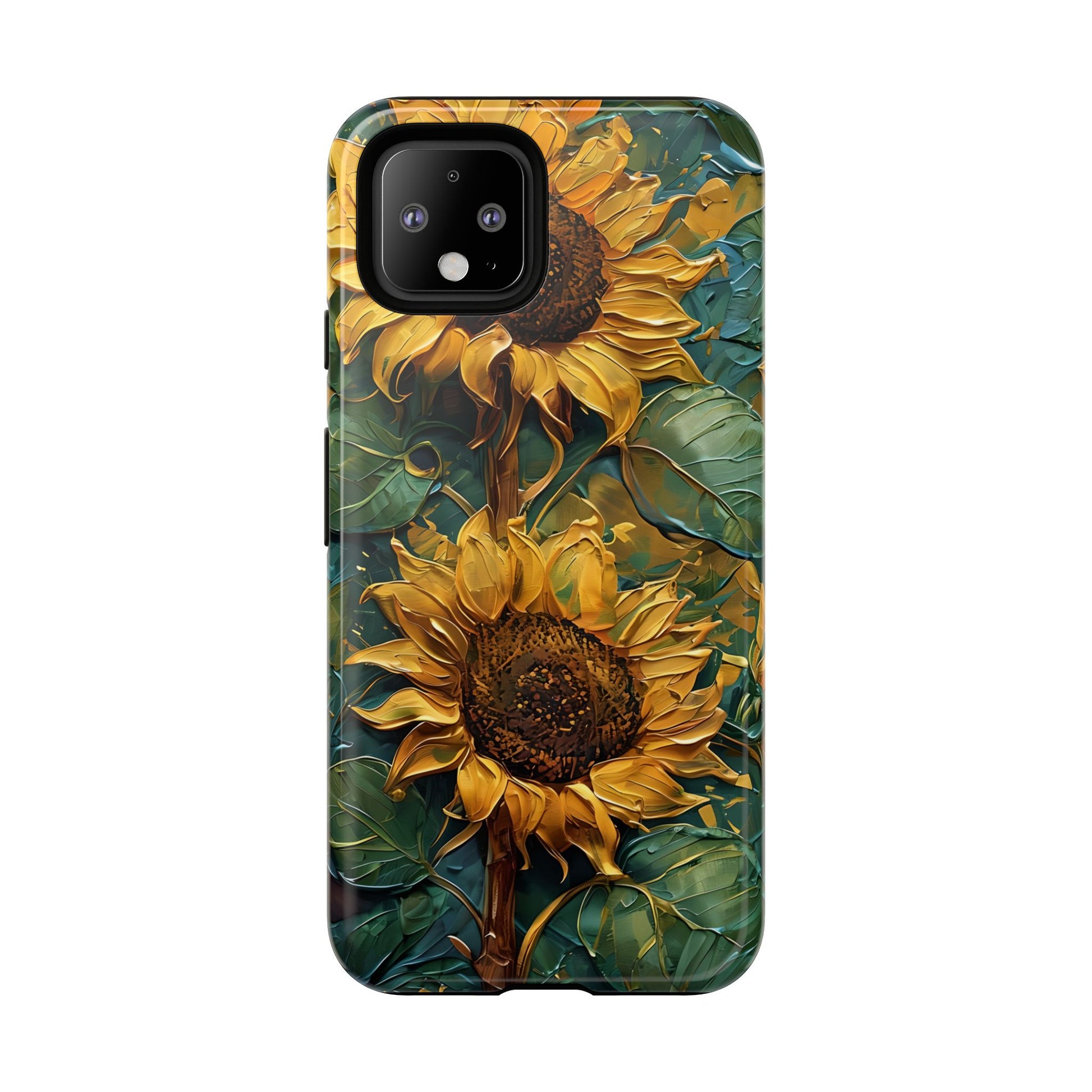 Sunflower Tough Phone Case - Floral Protection, Gift for Nature Lovers, Customizable, Summer Vibes, Eco-Friendly Accessories
