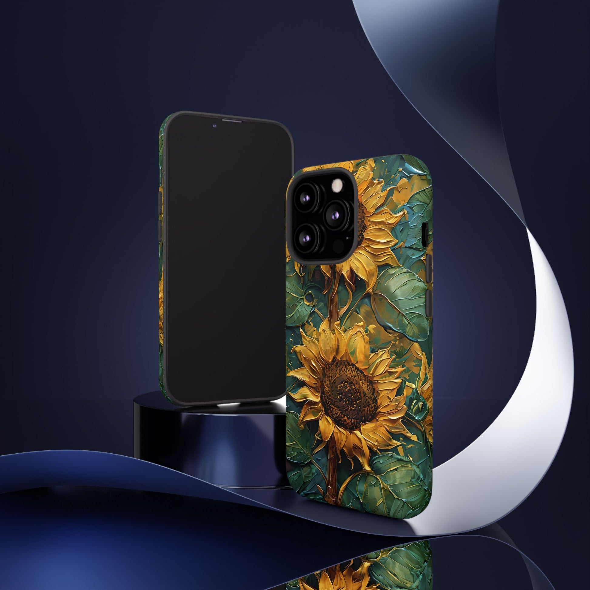 Sunflower Tough Phone Case - Floral Protection, Gift for Nature Lovers, Customizable, Summer Vibes, Eco-Friendly Accessories