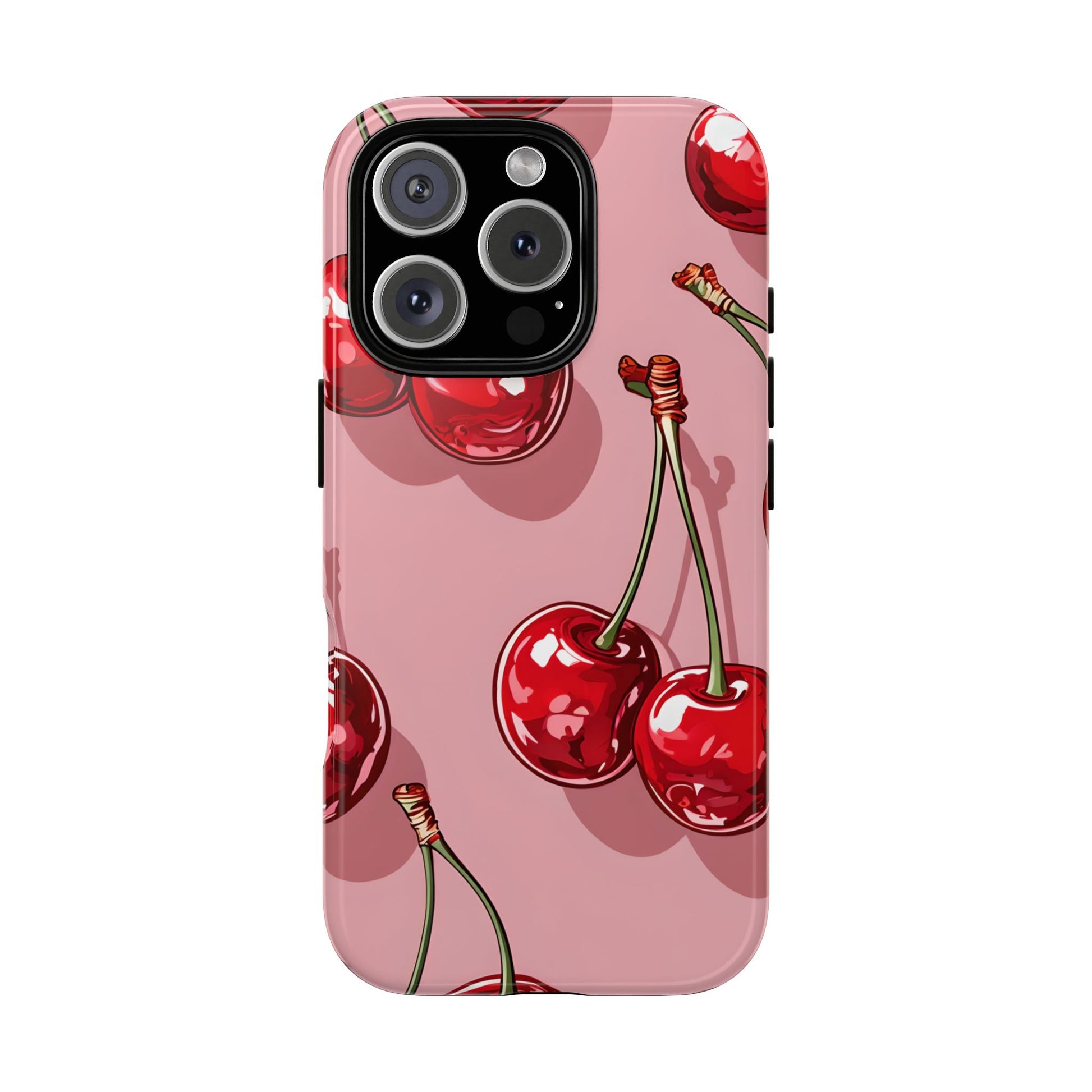 Cherry Blossom Phone Case, Tough Phone Cover, Cute Cherry Design, Summer Vibes, Phone Accessory, Gift for Her
