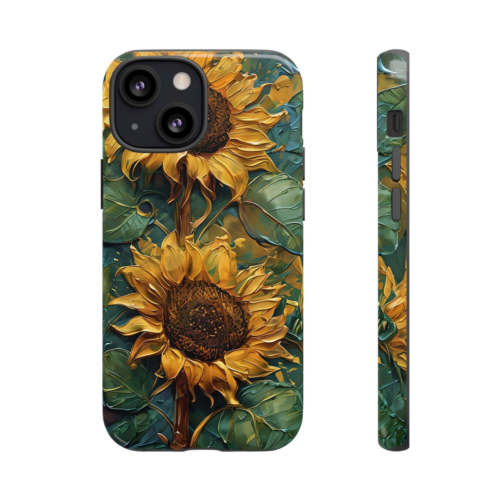 Sunflower Tough Phone Case - Floral Protection, Gift for Nature Lovers, Customizable, Summer Vibes, Eco-Friendly Accessories