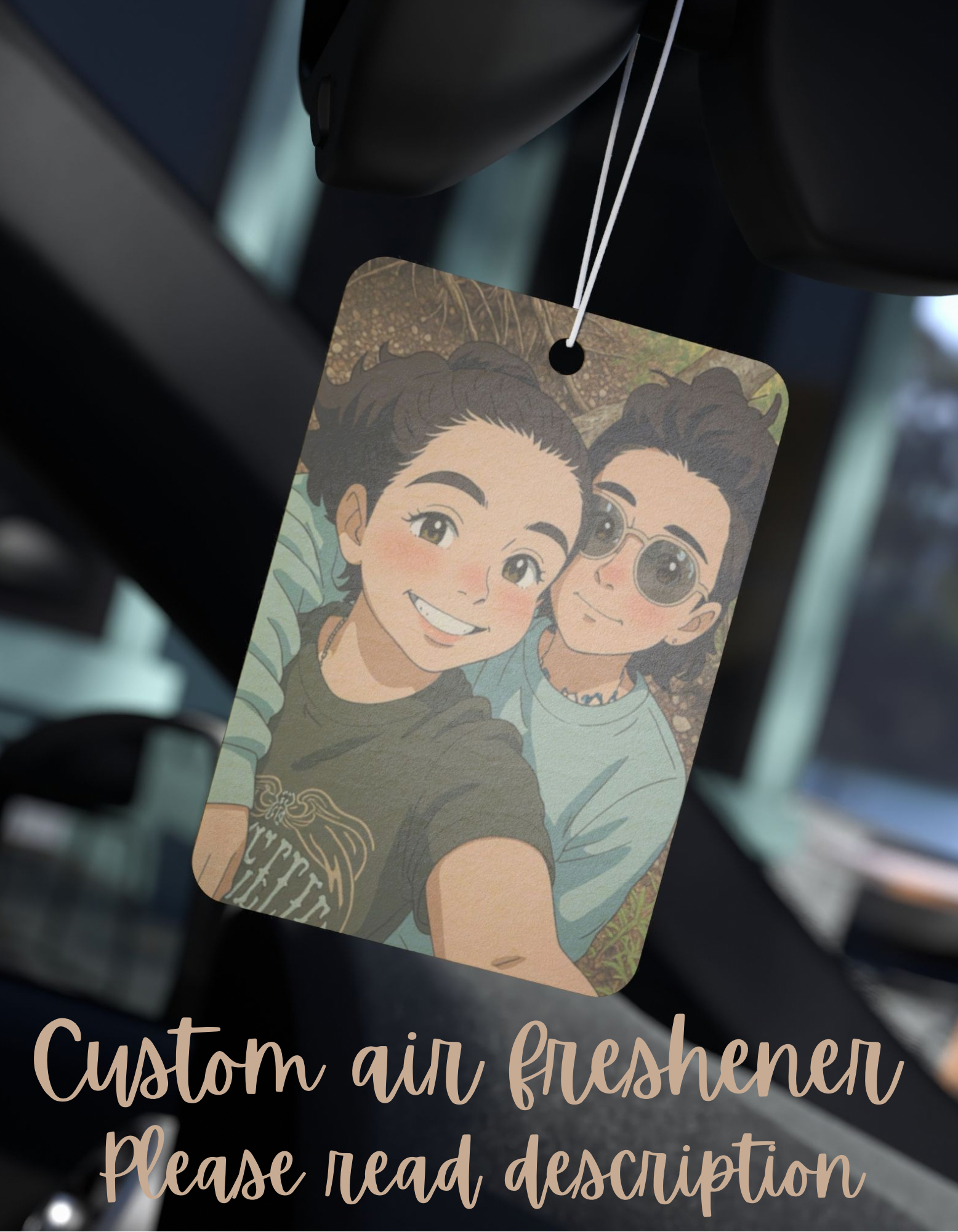 Car Air Freshener with Custom Design