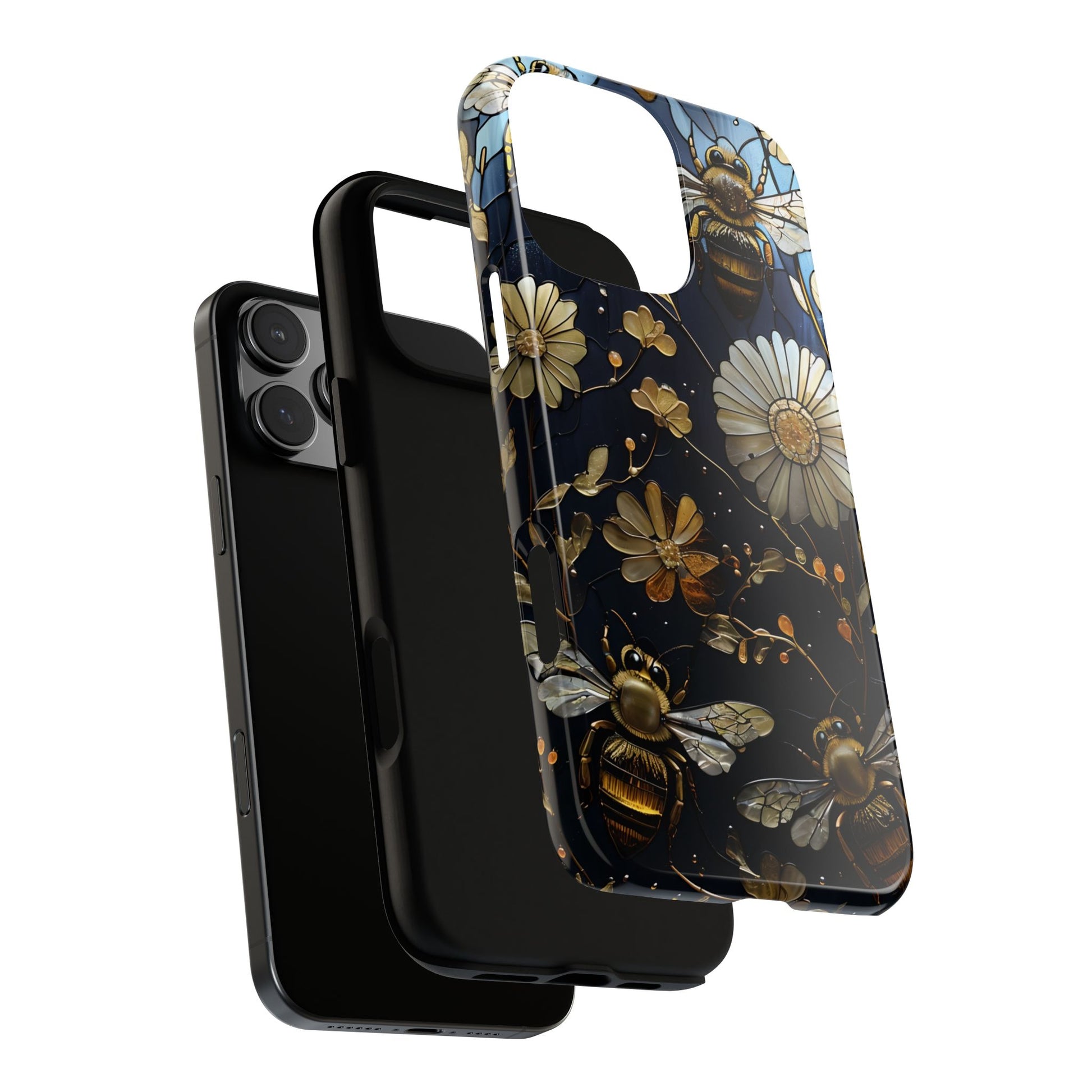 Bee & Flower Phone Cases - Tough, Stylish Protection, Gifts for Nature Lovers, Floral Phone Accessories, Cute Cases for All Ages