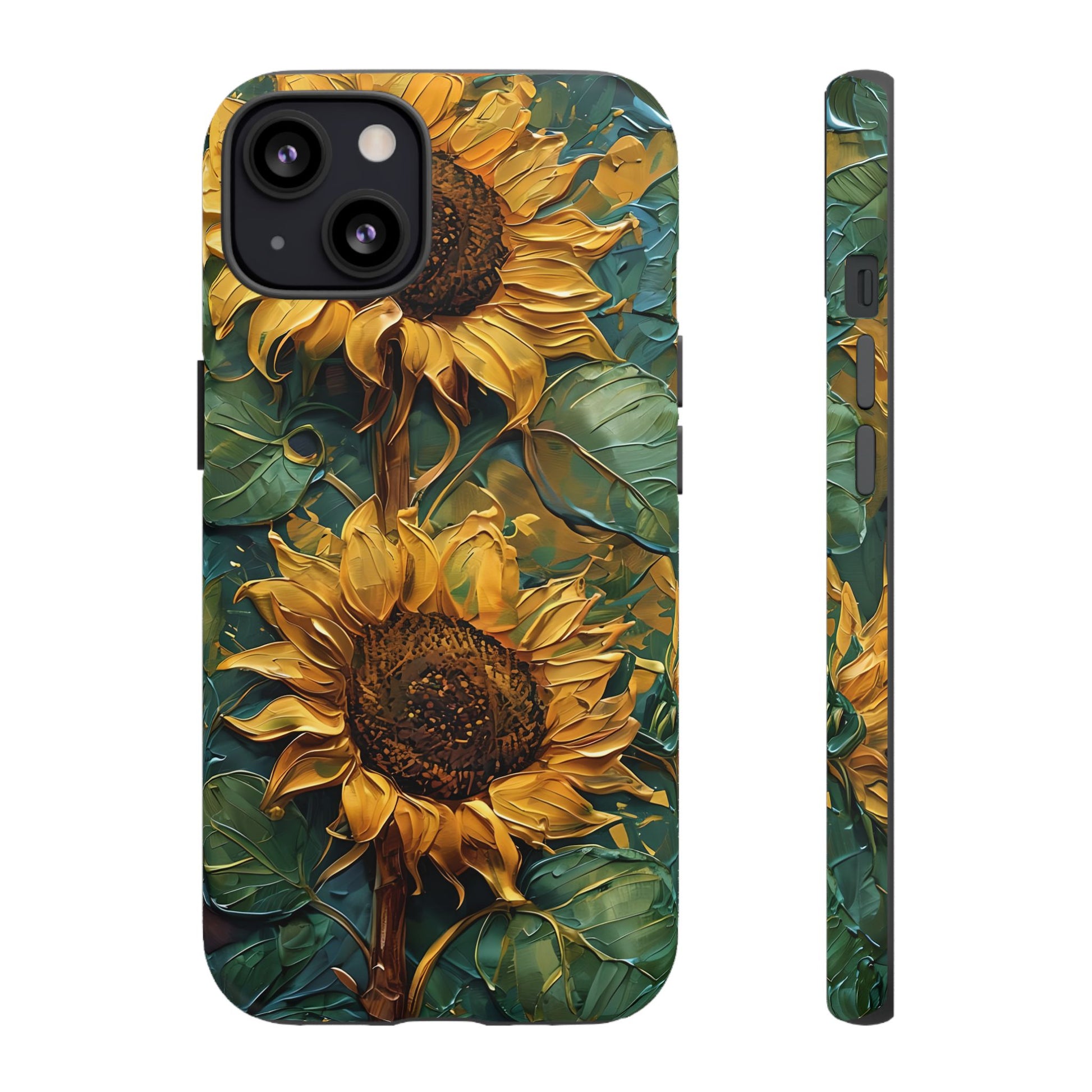 Sunflower Tough Phone Case - Floral Protection, Gift for Nature Lovers, Customizable, Summer Vibes, Eco-Friendly Accessories