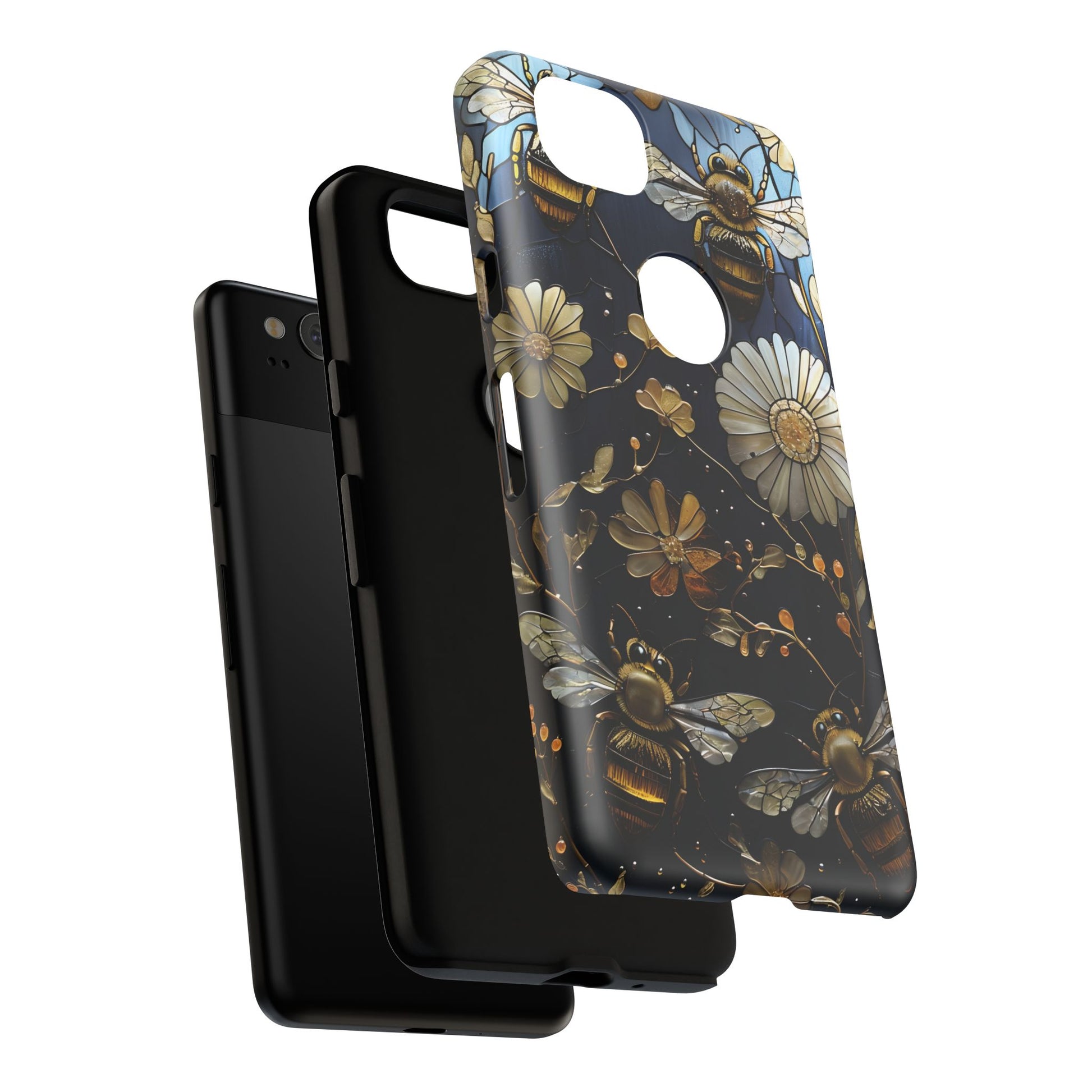 Bee & Flower Phone Cases - Tough, Stylish Protection, Gifts for Nature Lovers, Floral Phone Accessories, Cute Cases for All Ages