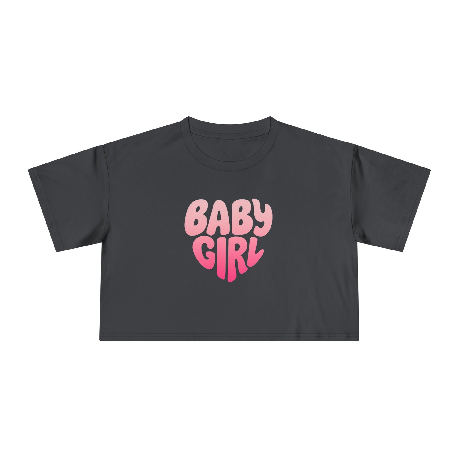 Fun and Playful Women's Crop Tee, Cute Baby Girl Shirt, Summer Fashion, Casual Outing, Gifts for Her, Trendy Apparel