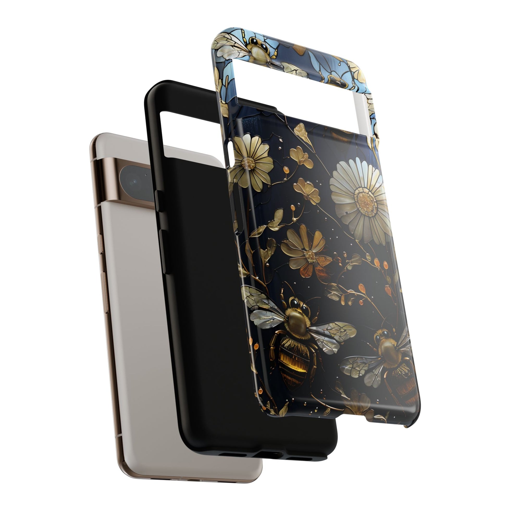 Bee & Flower Phone Cases - Tough, Stylish Protection, Gifts for Nature Lovers, Floral Phone Accessories, Cute Cases for All Ages