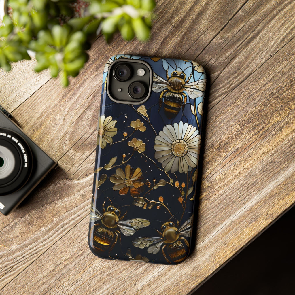 Bee & Flower Phone Cases - Tough, Stylish Protection, Gifts for Nature Lovers, Floral Phone Accessories, Cute Cases for All Ages