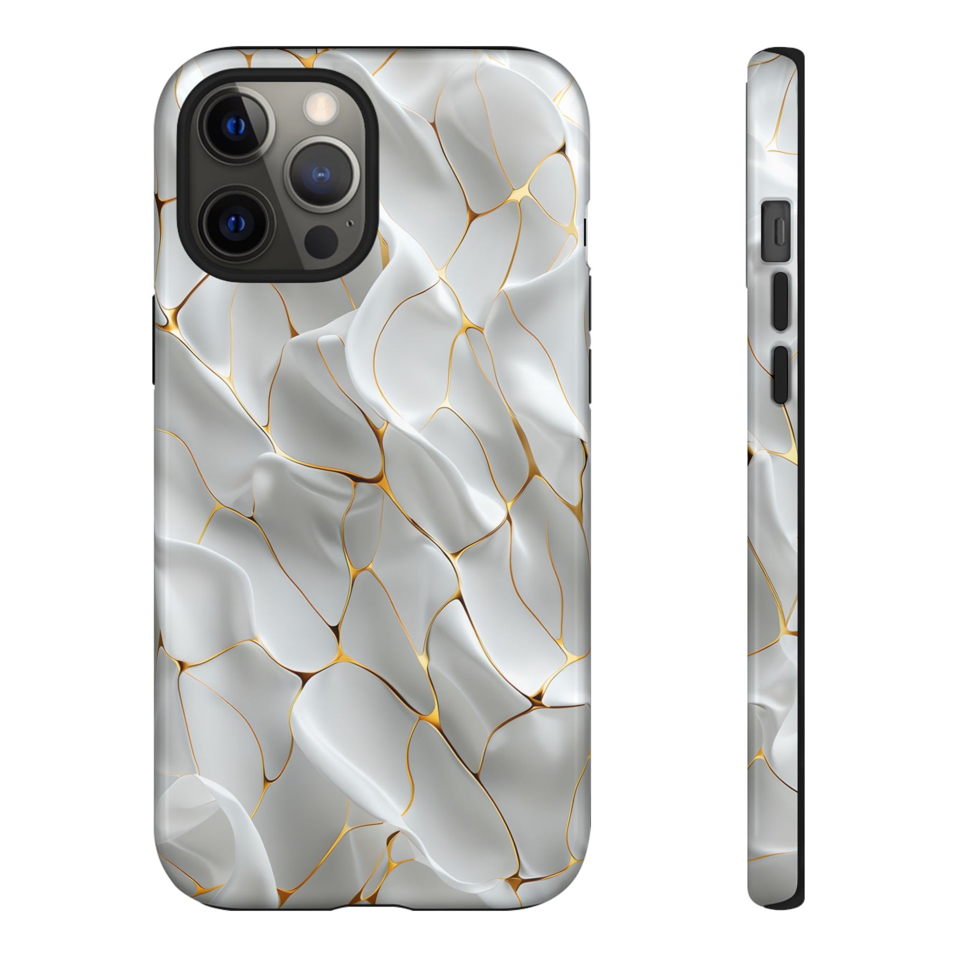 Elegant Phone Case with Golden Accents, Protective Mobile Cover, Stylish Tech Accessory, Perfect Gift for Any Occasion