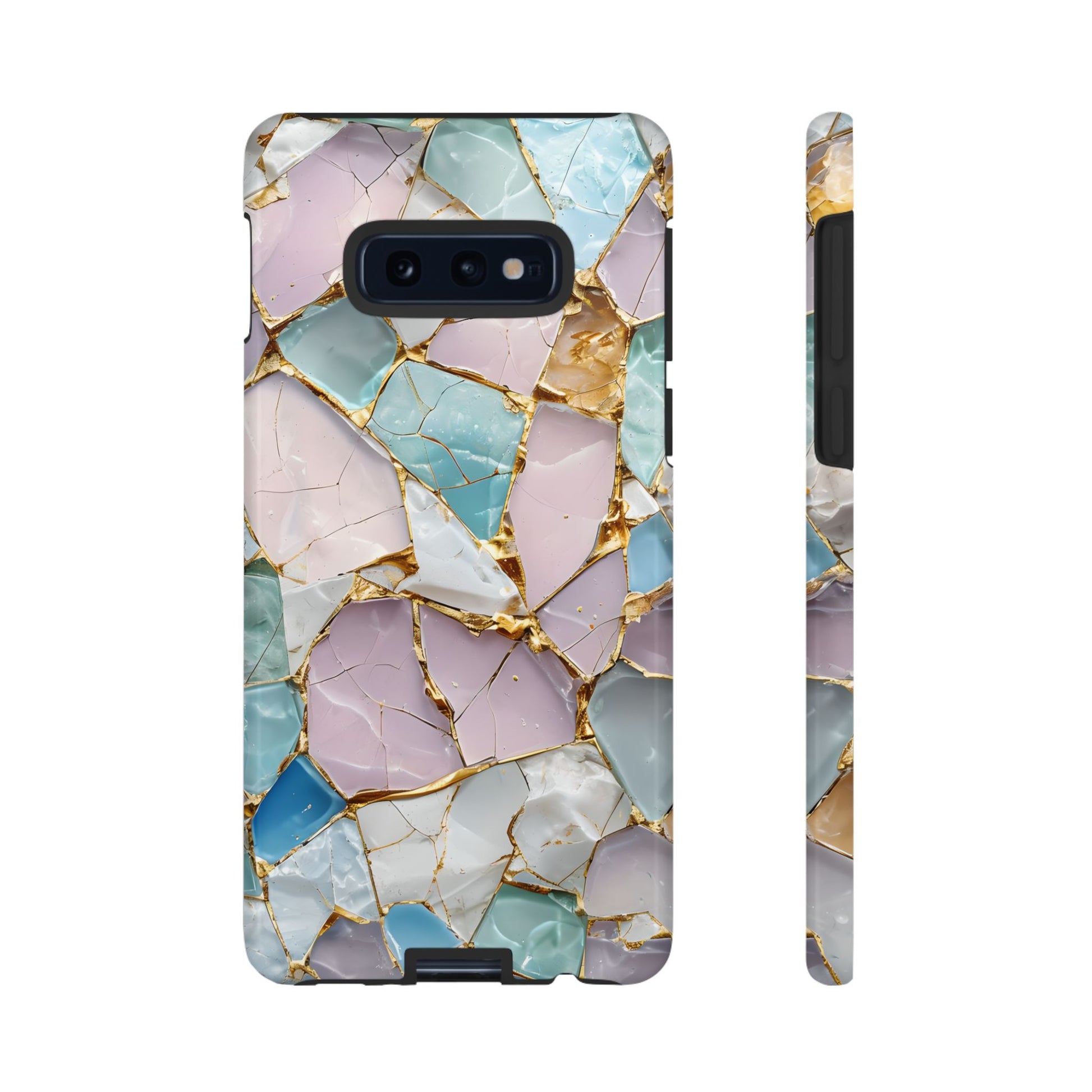 Colorful Phone Case - Tough Cases with Elegant Marble Design, Stylish Cover for Everyday Use, Gift for Her, Tech Accessory