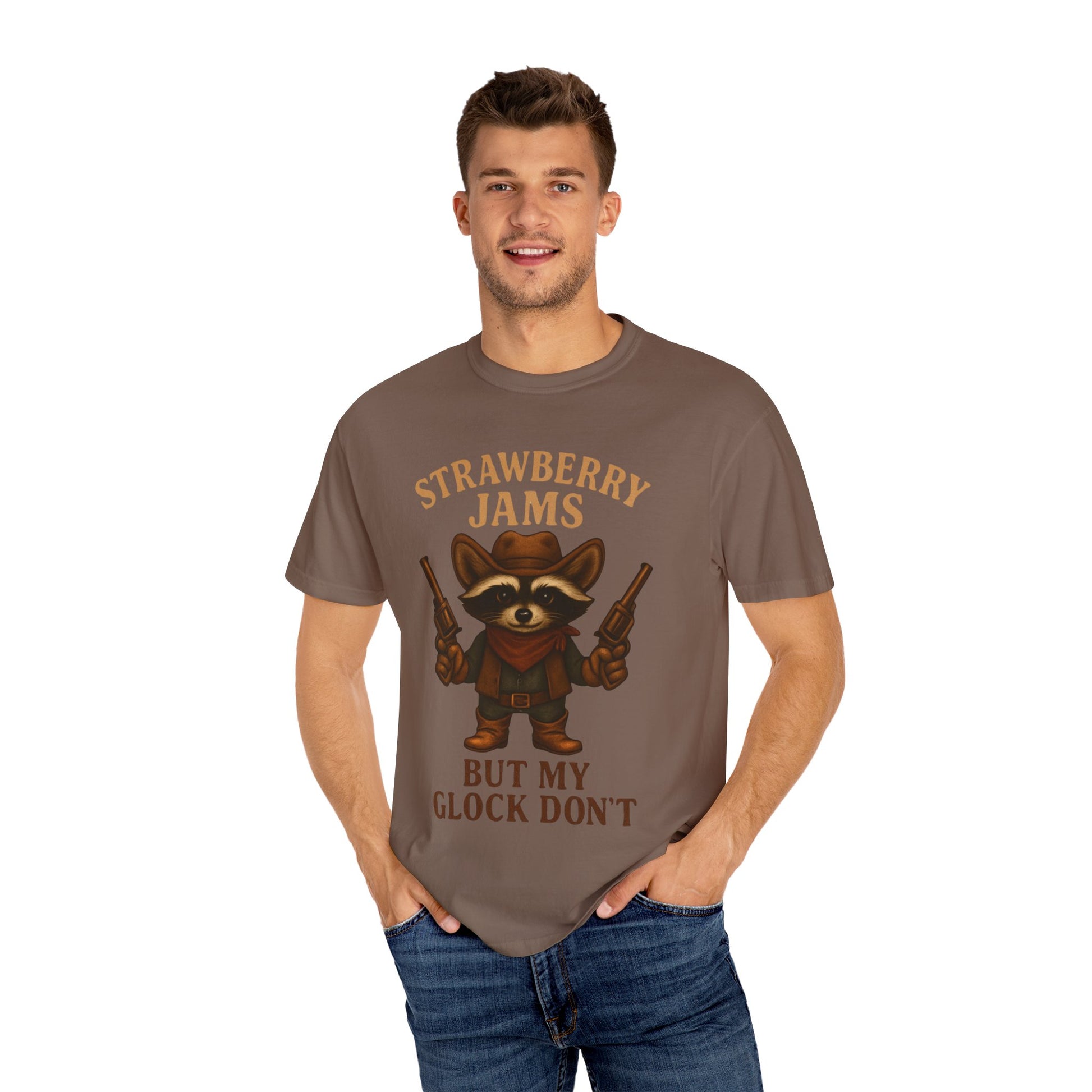 Funny Graphic Tee for Casual Vibes, Perfect for Outdoor Events, Gift for Raccoon Lovers, Birthday Party, BBQ, or Everyday Wear