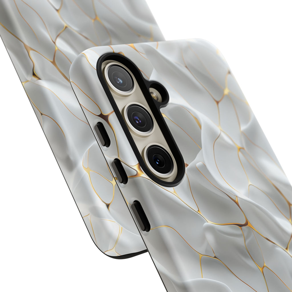 Elegant Phone Case with Golden Accents, Protective Mobile Cover, Stylish Tech Accessory, Perfect Gift for Any Occasion