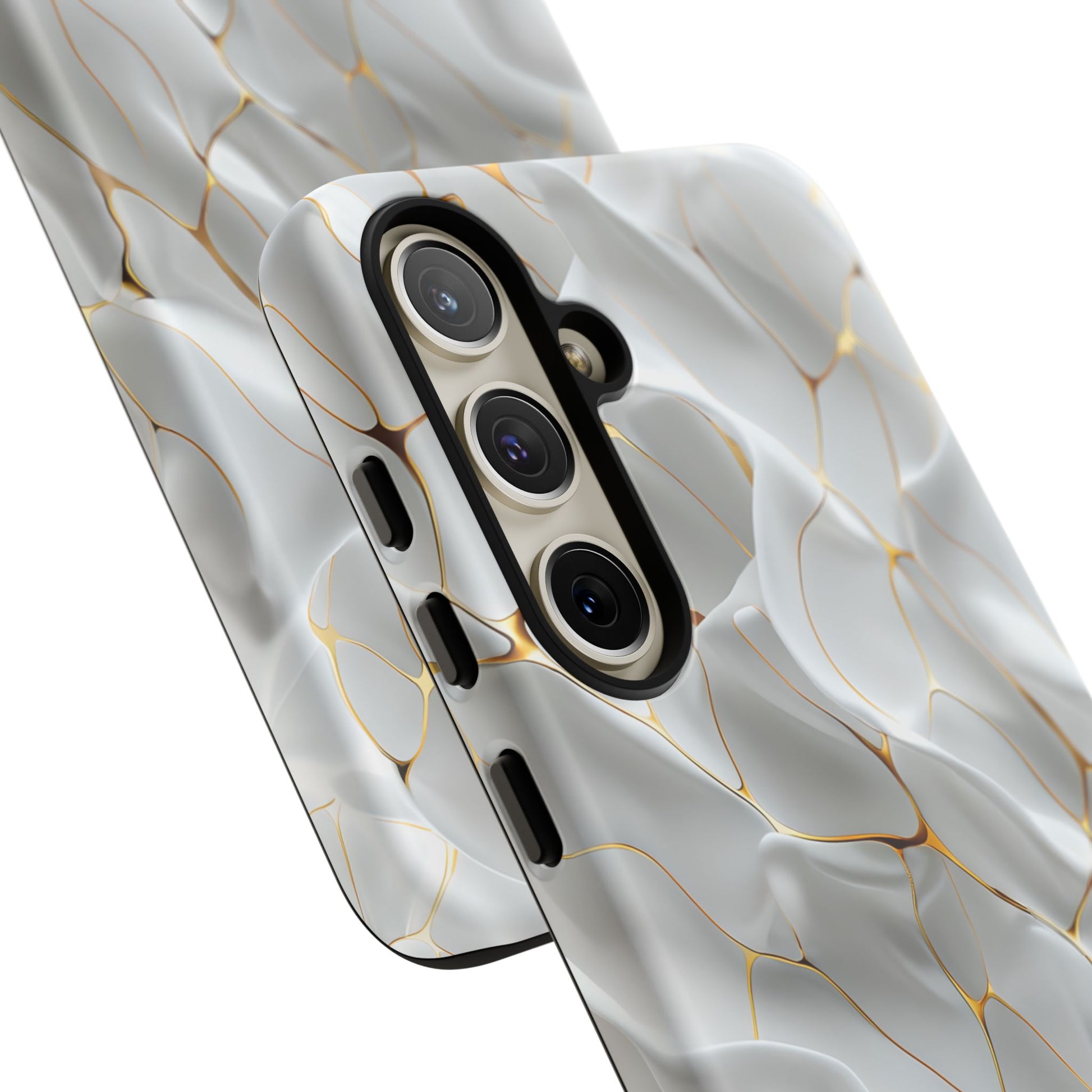 Elegant Phone Case with Golden Accents, Protective Mobile Cover, Stylish Tech Accessory, Perfect Gift for Any Occasion