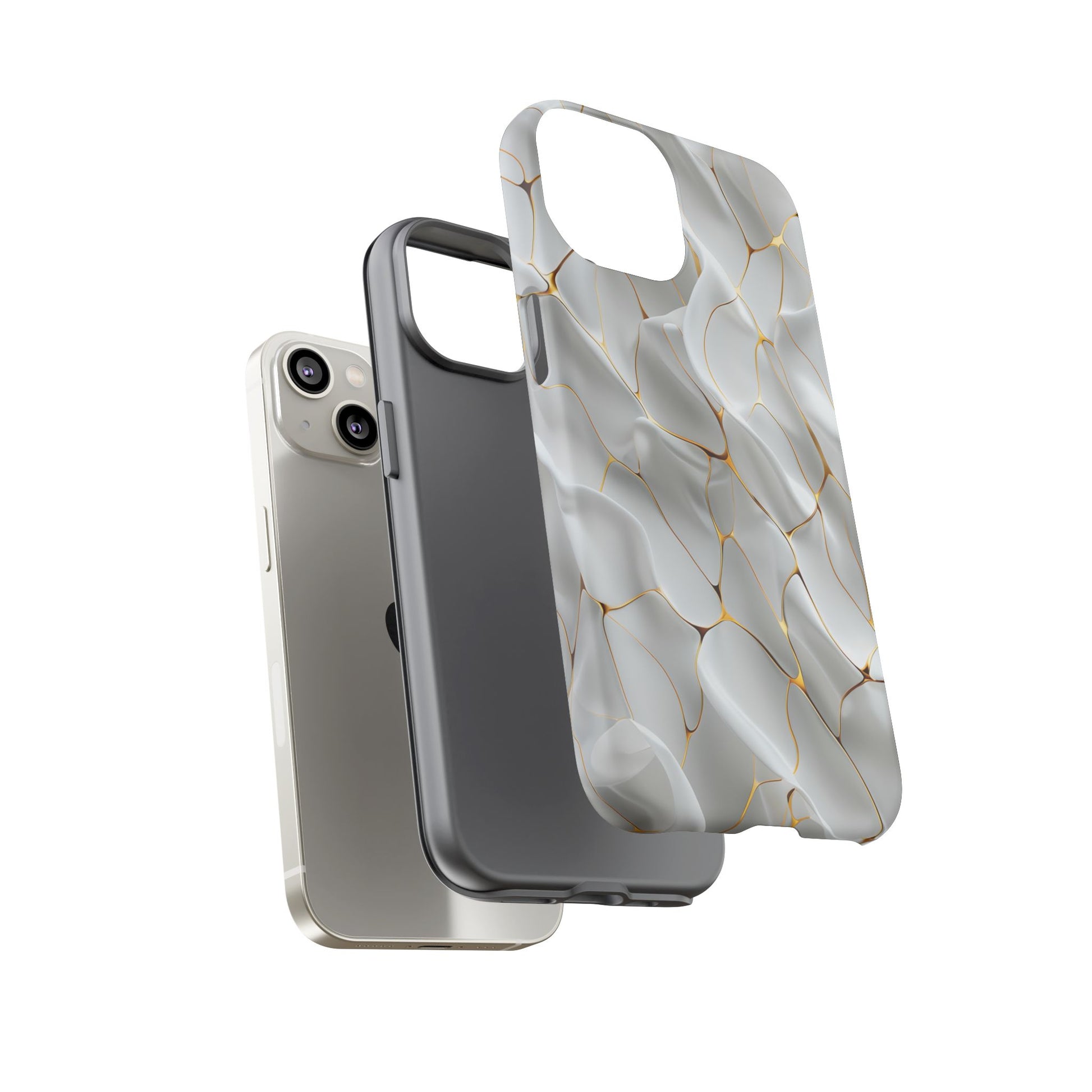 Elegant Phone Case with Golden Accents, Protective Mobile Cover, Stylish Tech Accessory, Perfect Gift for Any Occasion