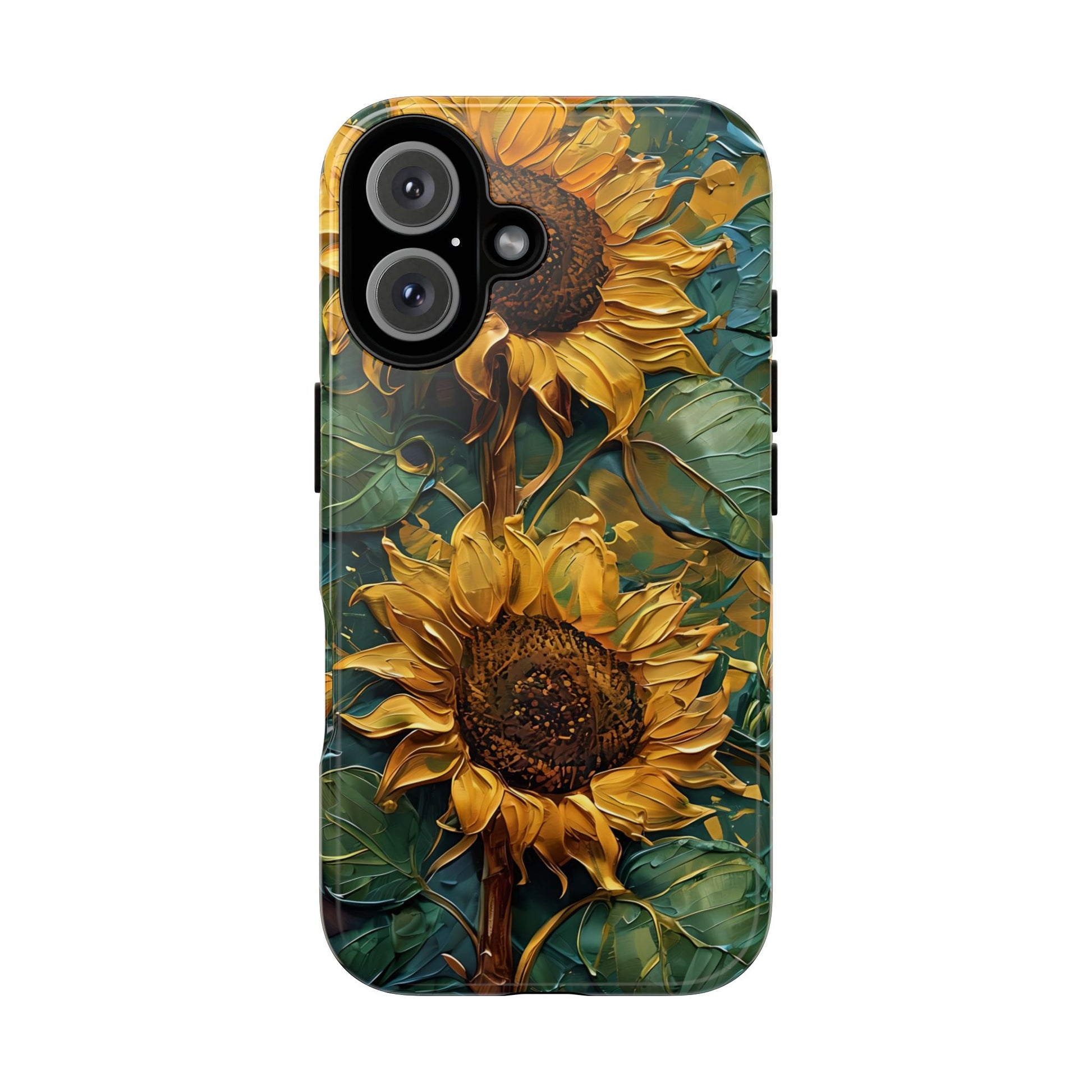 Sunflower Tough Phone Case - Floral Protection, Gift for Nature Lovers, Customizable, Summer Vibes, Eco-Friendly Accessories