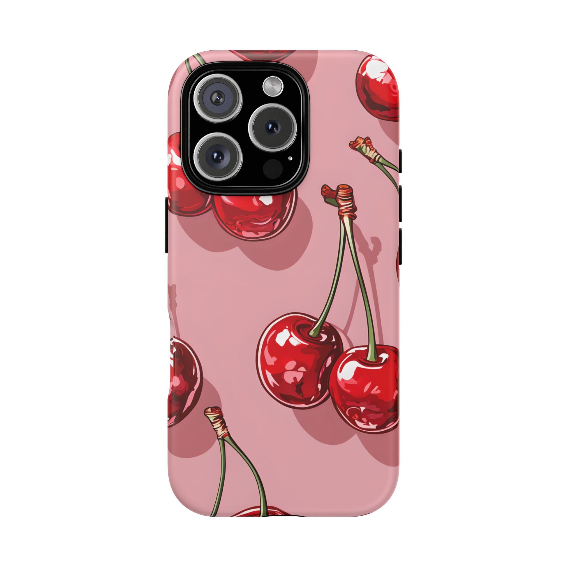 Cherry Blossom Phone Case, Tough Phone Cover, Cute Cherry Design, Summer Vibes, Phone Accessory, Gift for Her